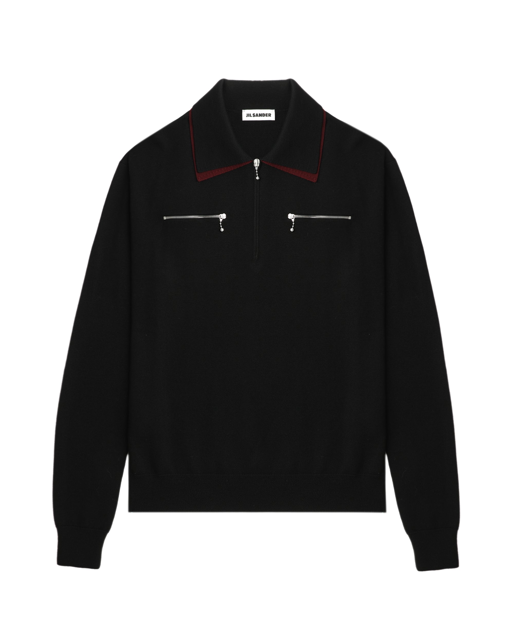 JIL SANDER Zip chest pocket sweater