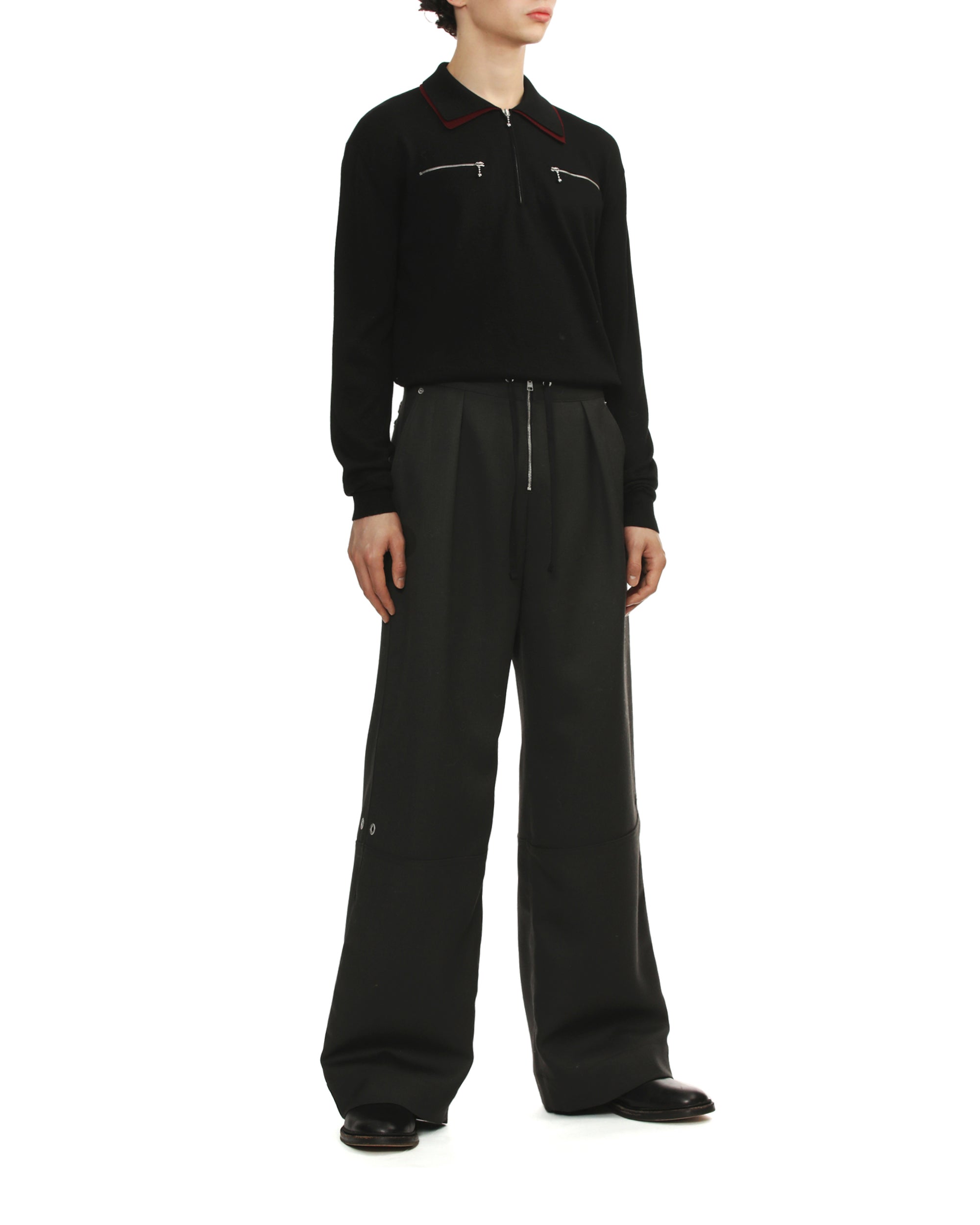 JIL SANDER Zip chest pocket sweater