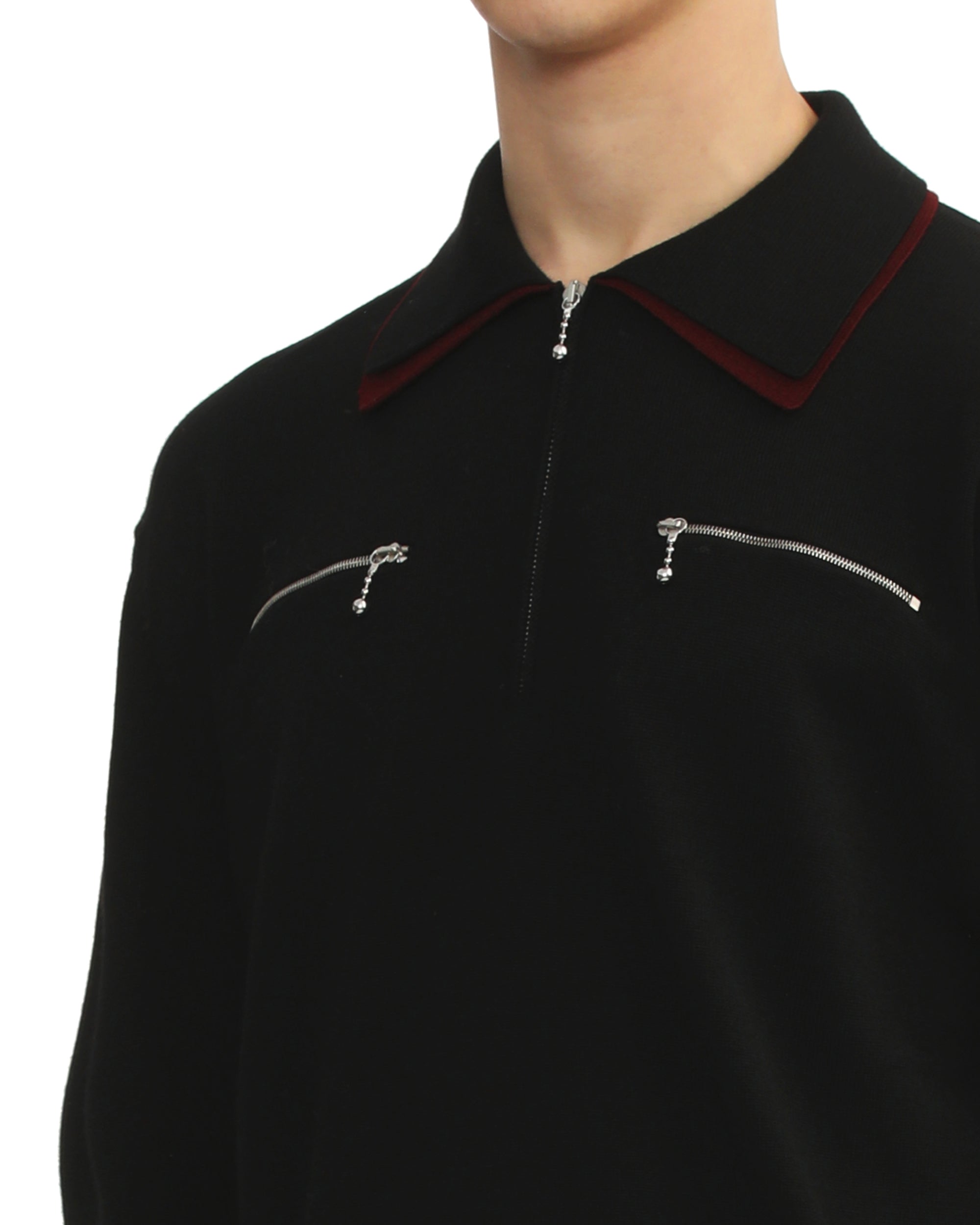 JIL SANDER Zip chest pocket sweater