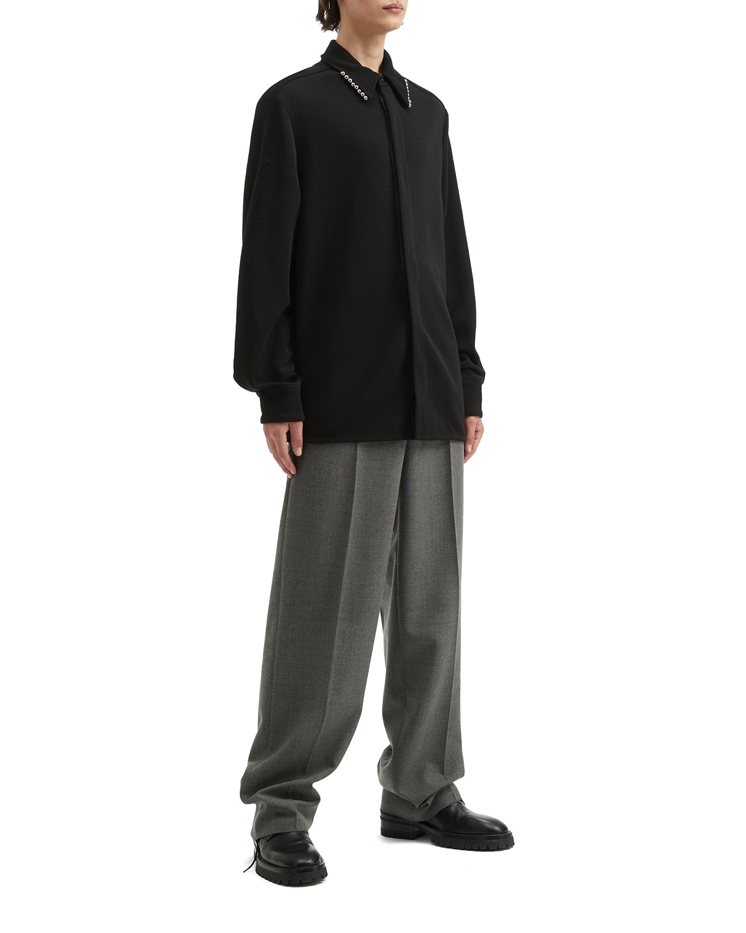 JIL SANDER Stud-collar shirt