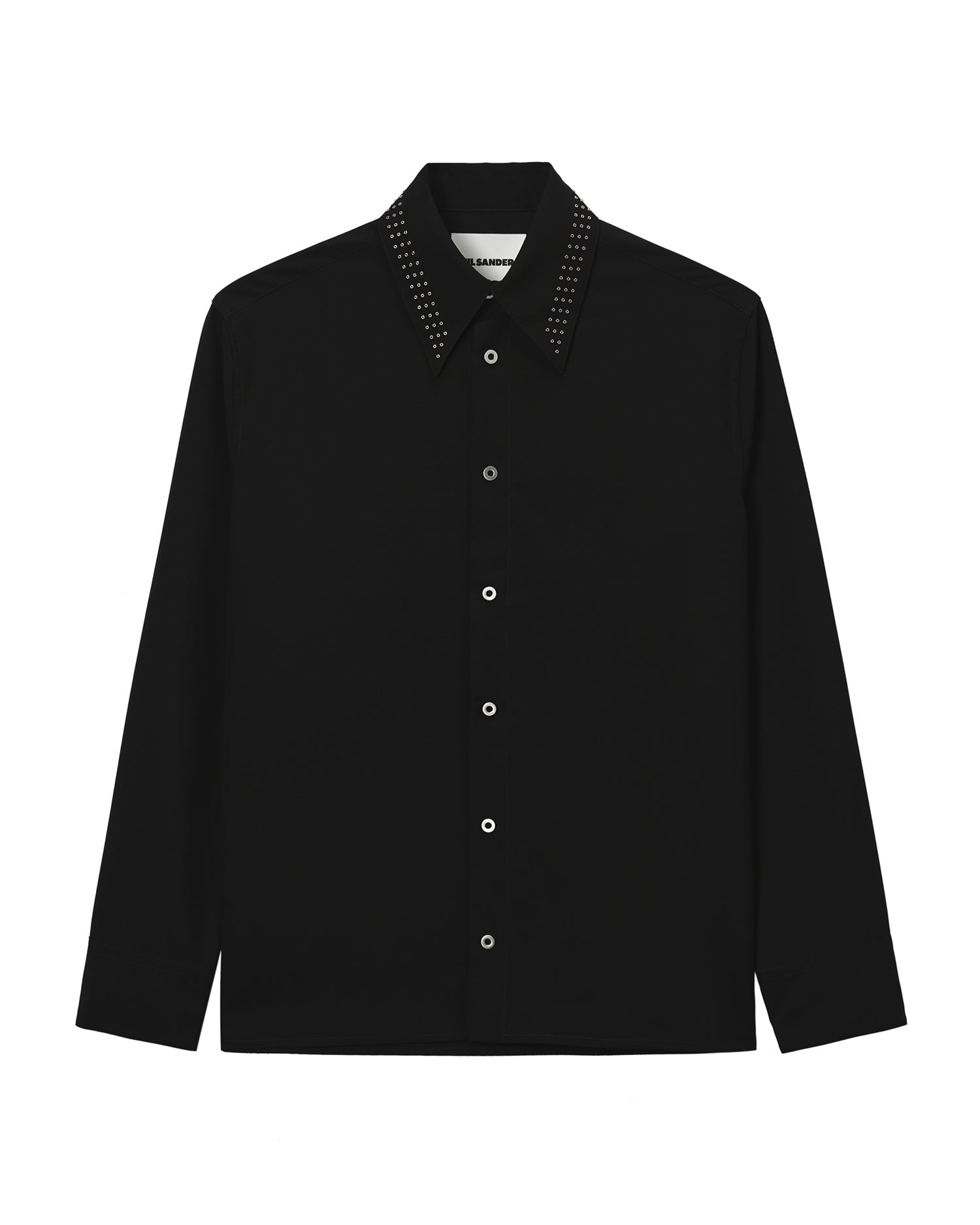 JIL SANDER Stud-collared shirt