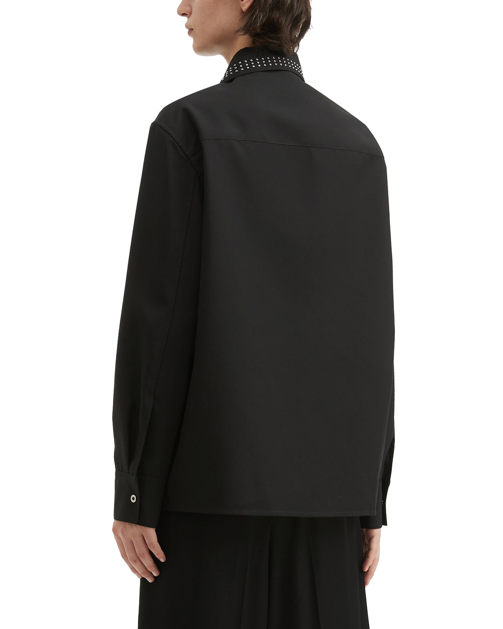 JIL SANDER Stud-collared shirt