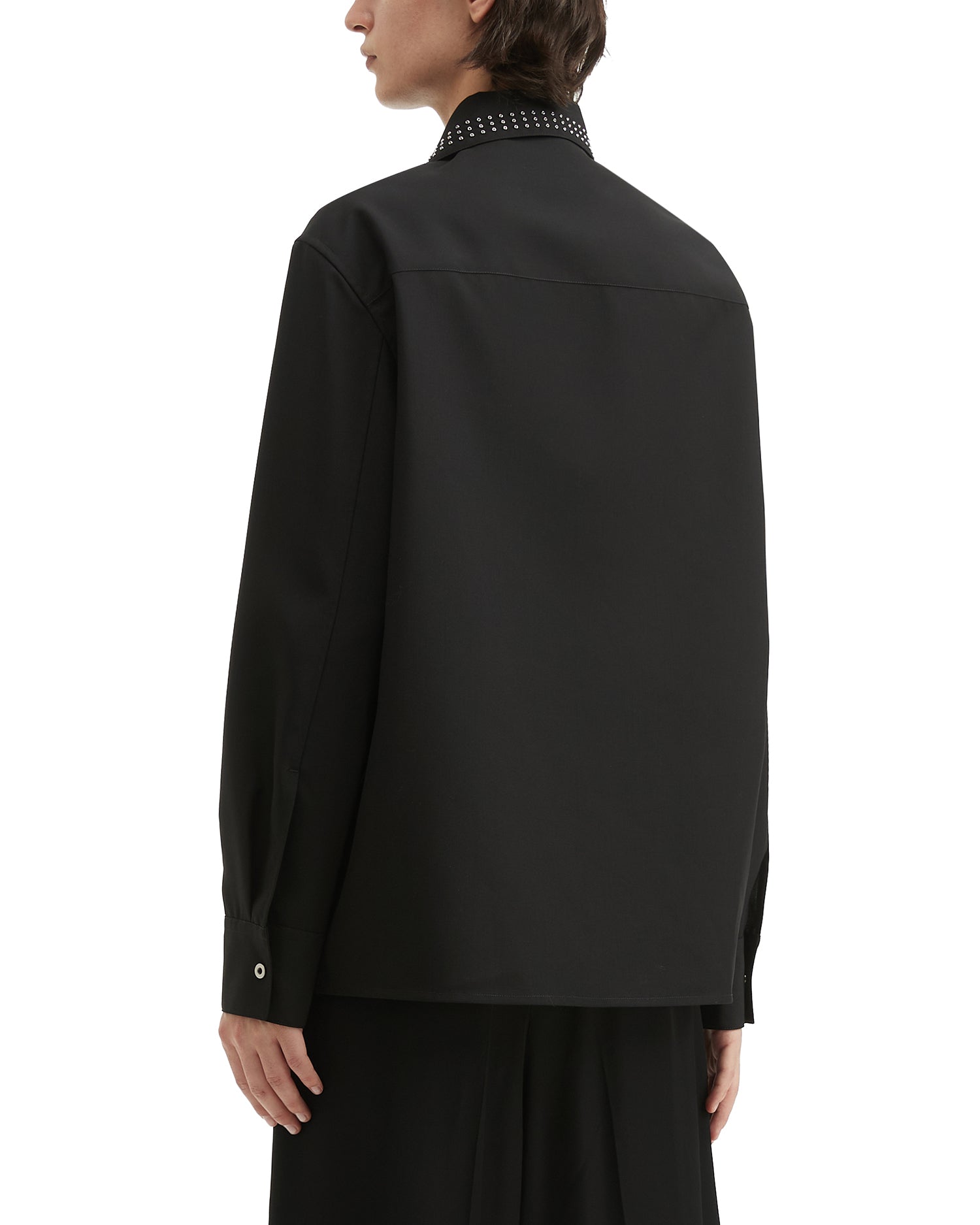 JIL SANDER Stud-collared shirt
