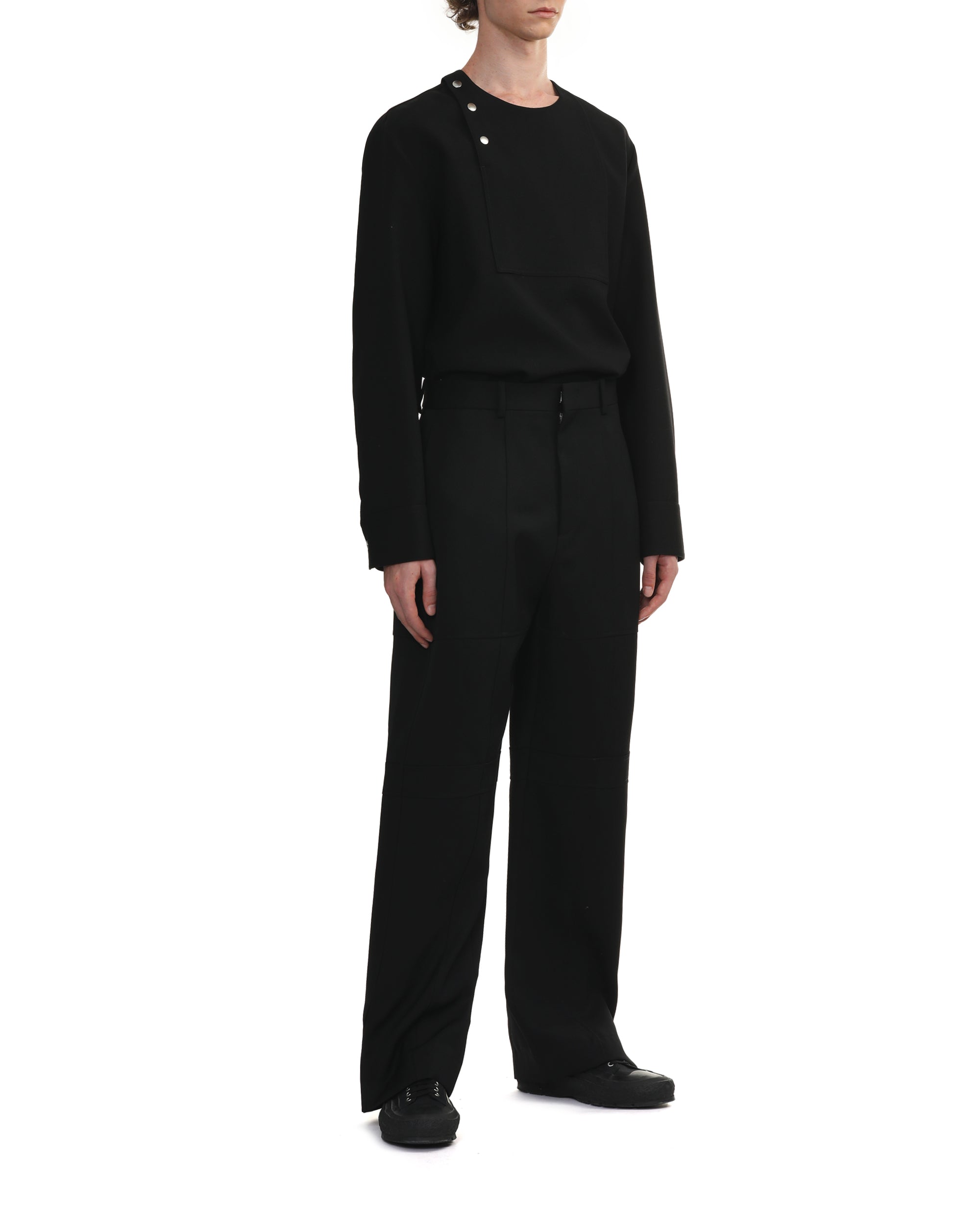 JIL SANDER Panelled wool pants