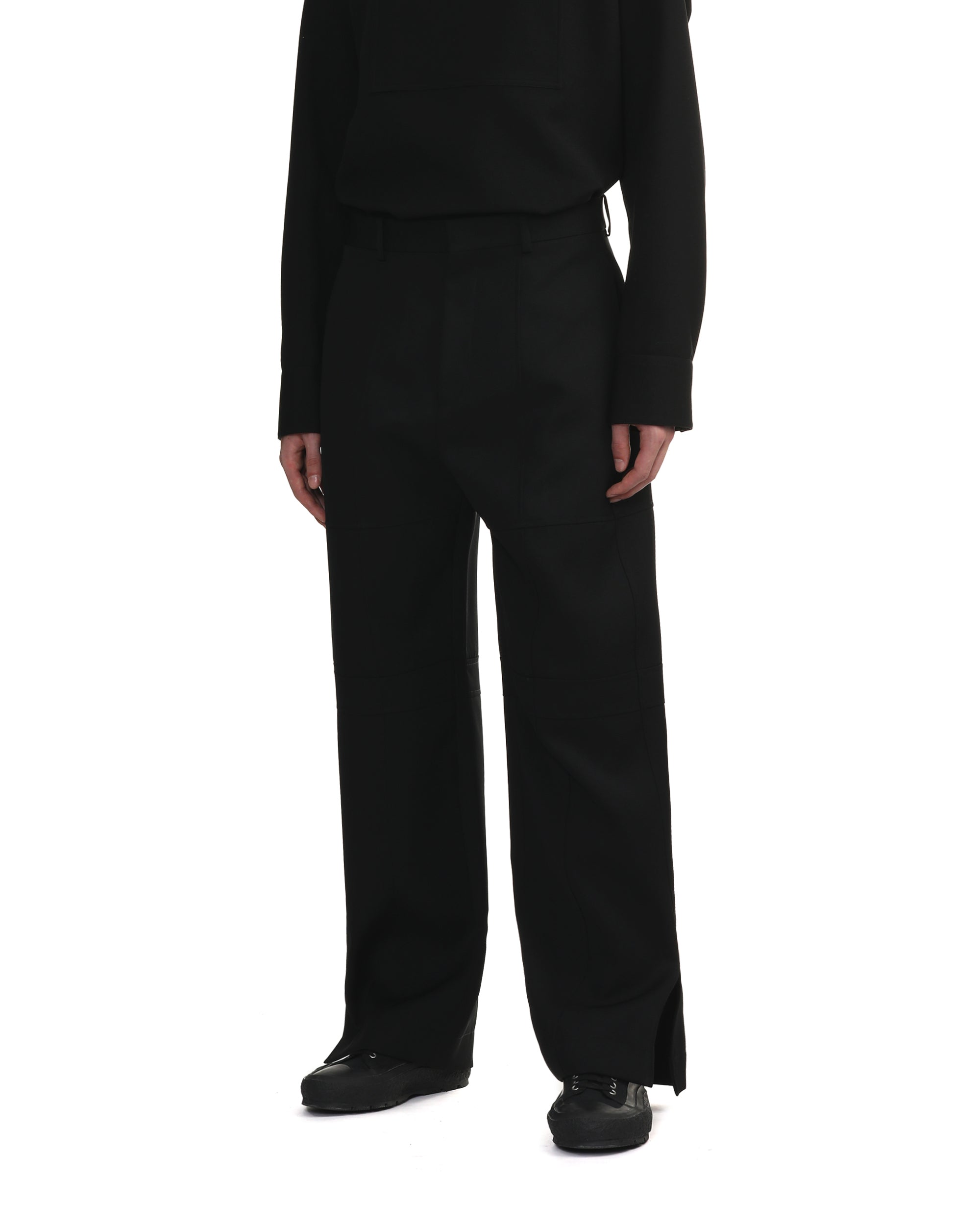 JIL SANDER Panelled wool pants