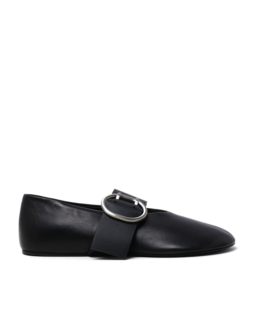 JIL SANDER Leather ballerina shoes