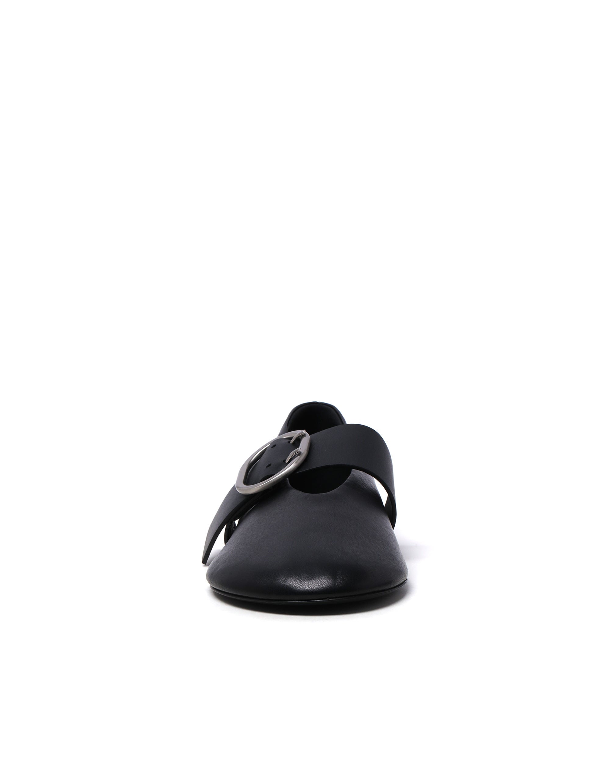 JIL SANDER Leather ballerina shoes