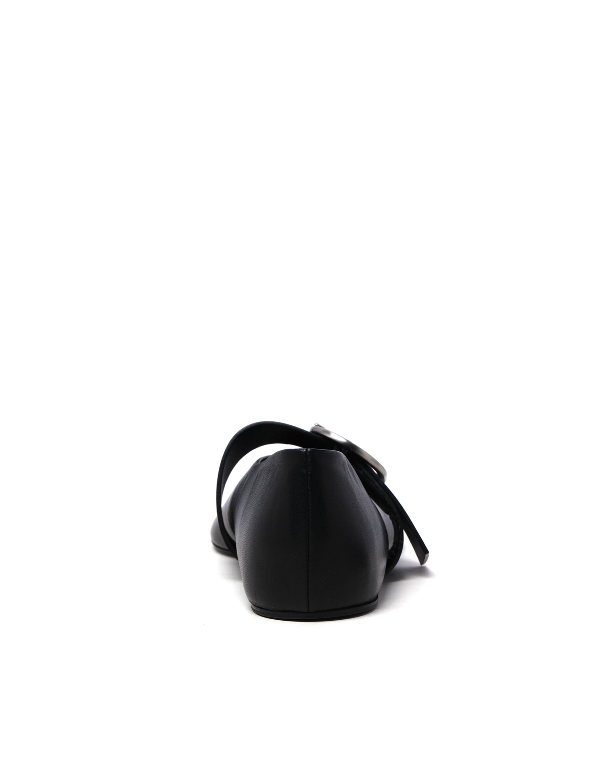 JIL SANDER Leather ballerina shoes