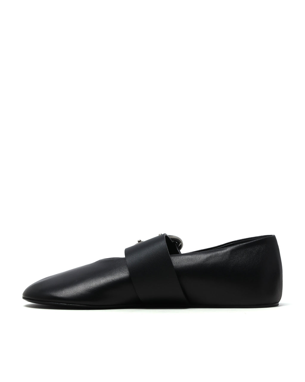 JIL SANDER Leather ballerina shoes