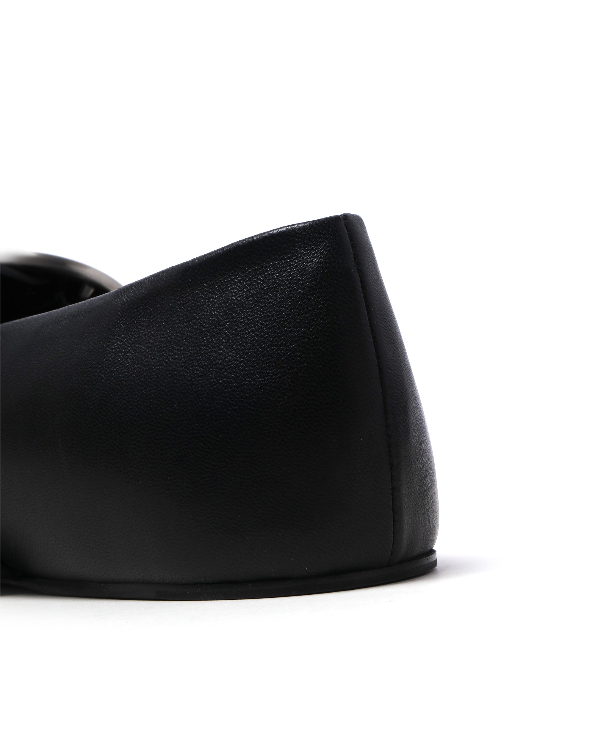 JIL SANDER Leather ballerina shoes