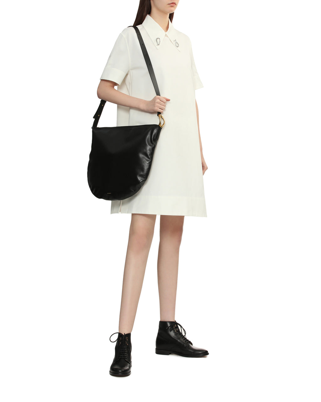 JIL SANDER Leather shoulder bag