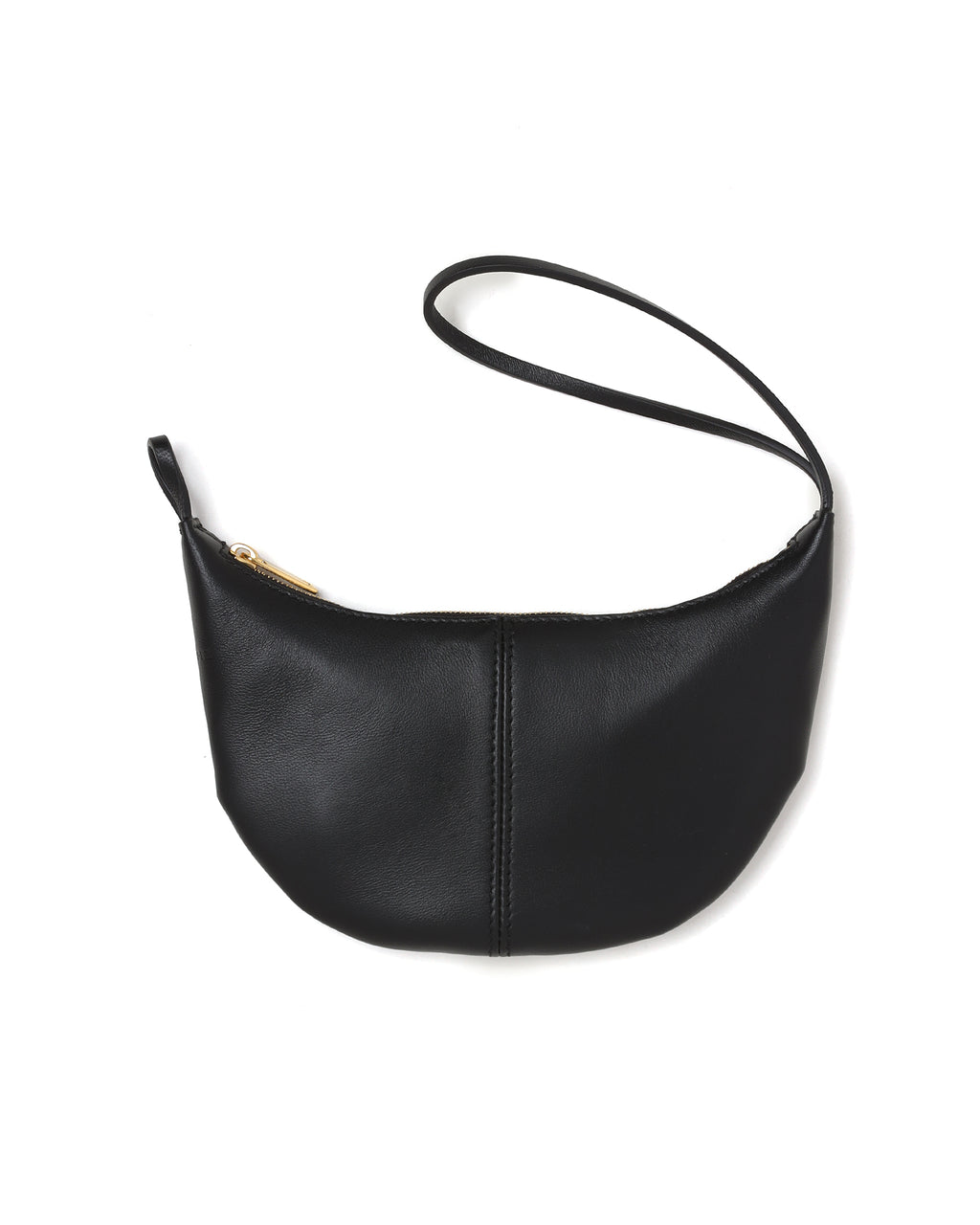 JIL SANDER Wrist strap curved bag