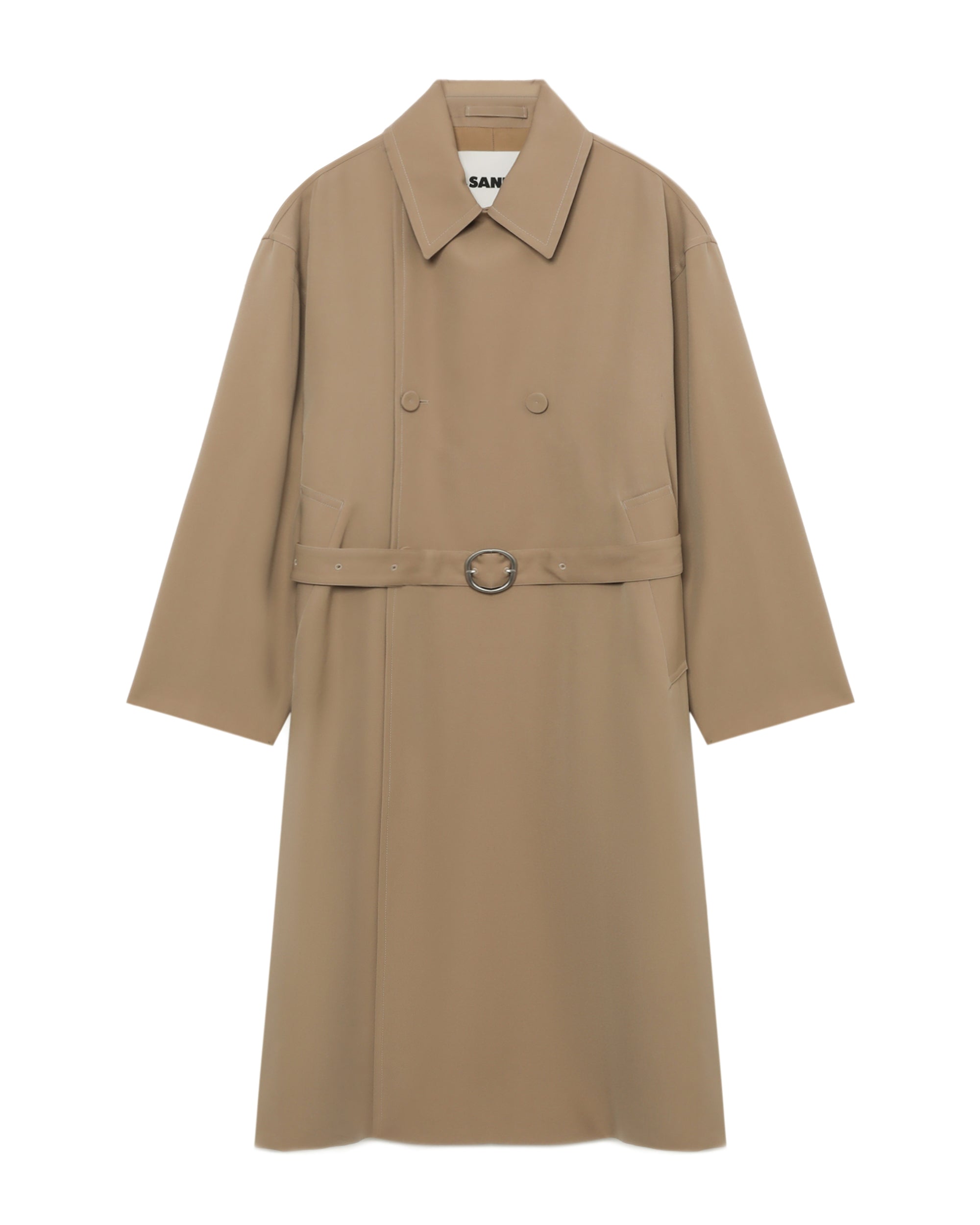 JIL SANDER Belted long trench coat
