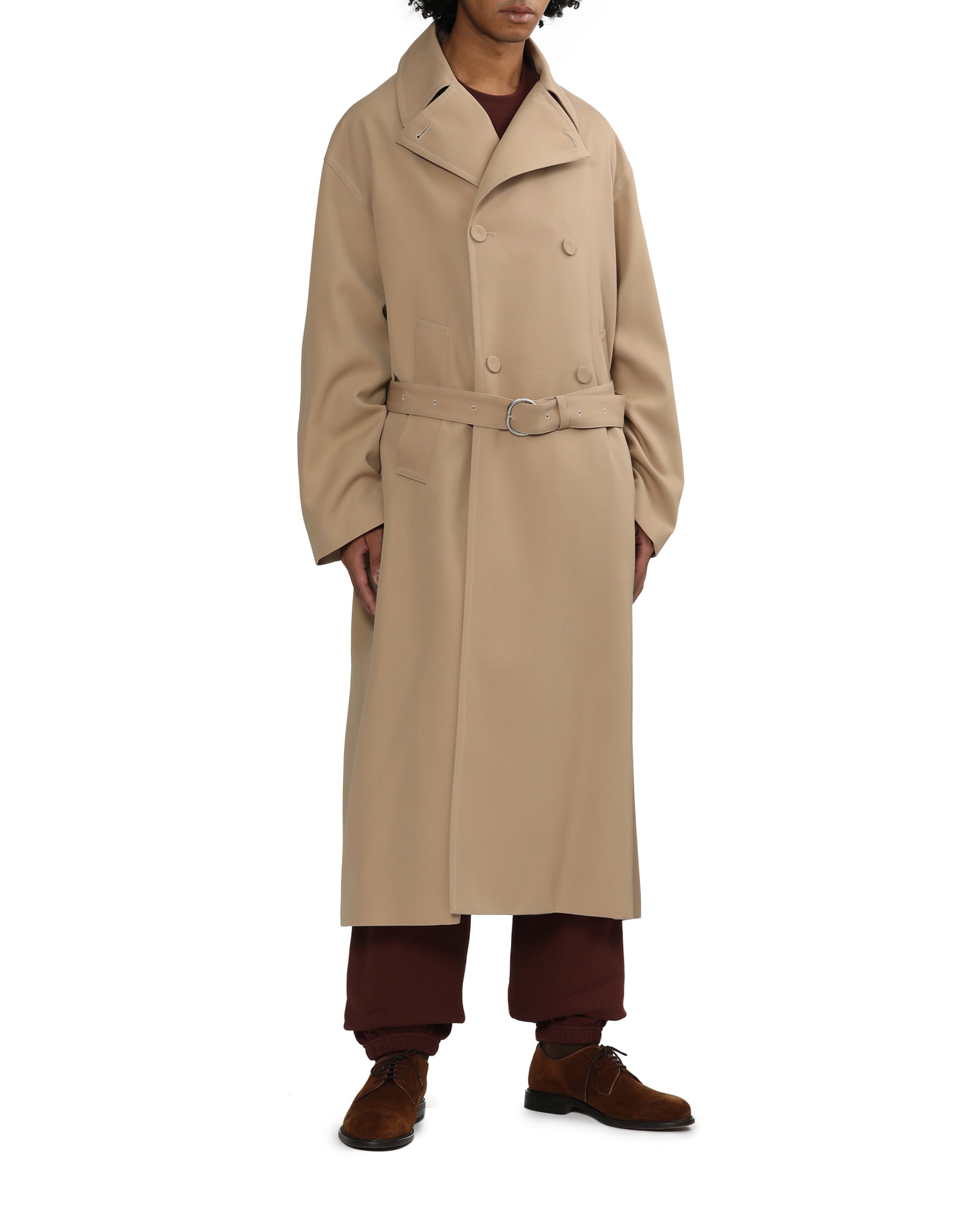 JIL SANDER Belted long trench coat