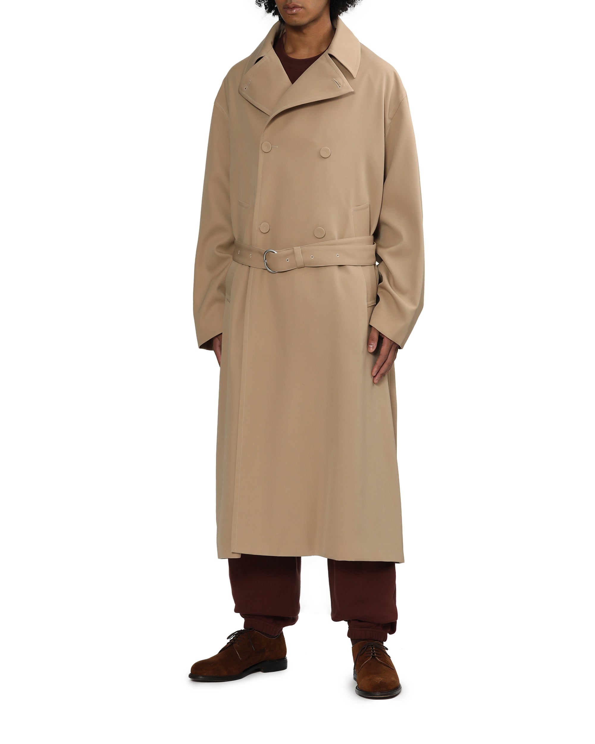 JIL SANDER Belted long trench coat