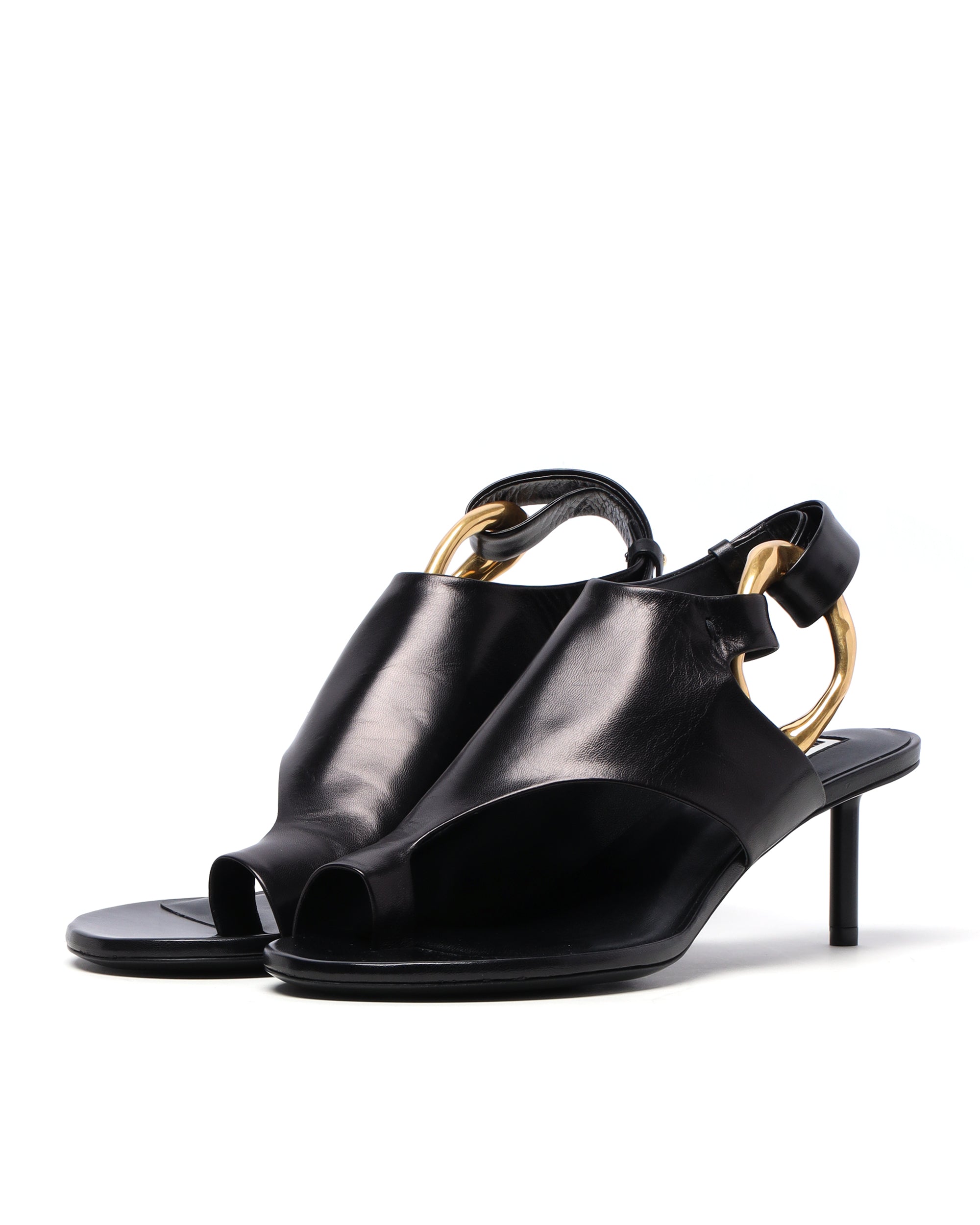 JIL SANDER Capretto Stefanil leather sandals