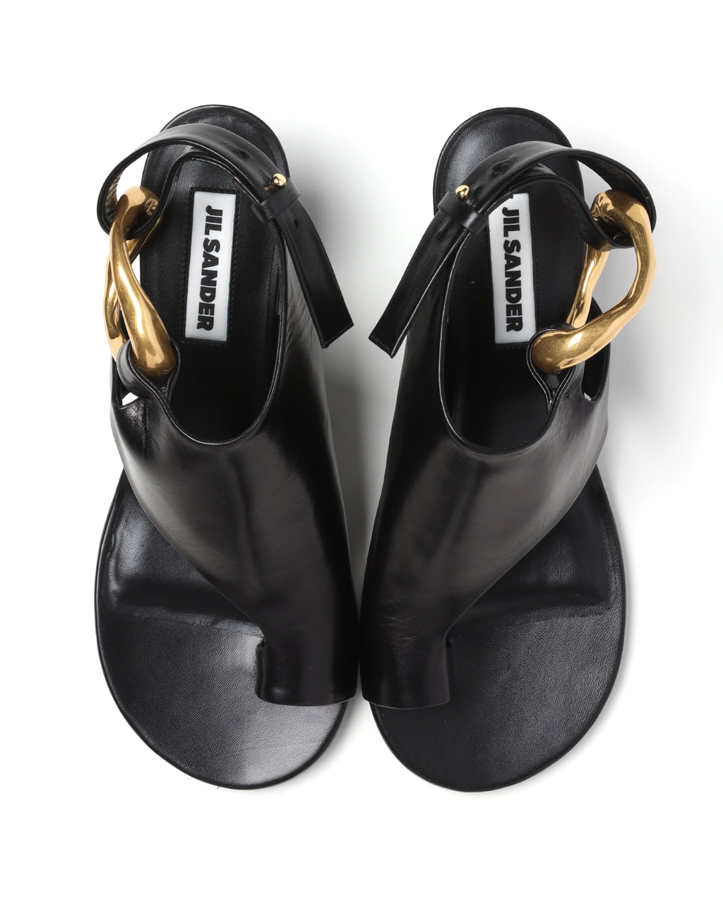 JIL SANDER Capretto Stefanil leather sandals