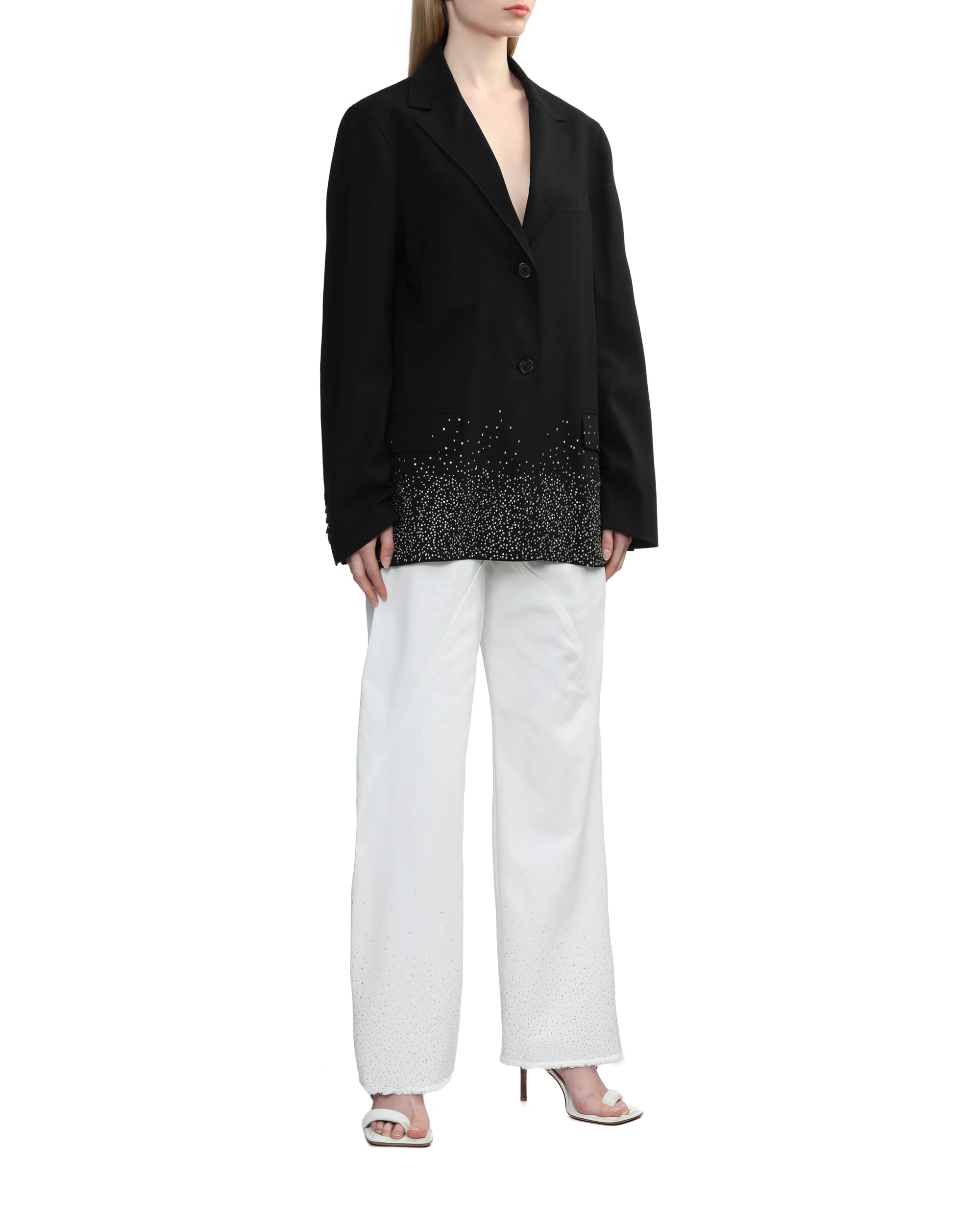 JW ANDERSON Crystal hem blazer
