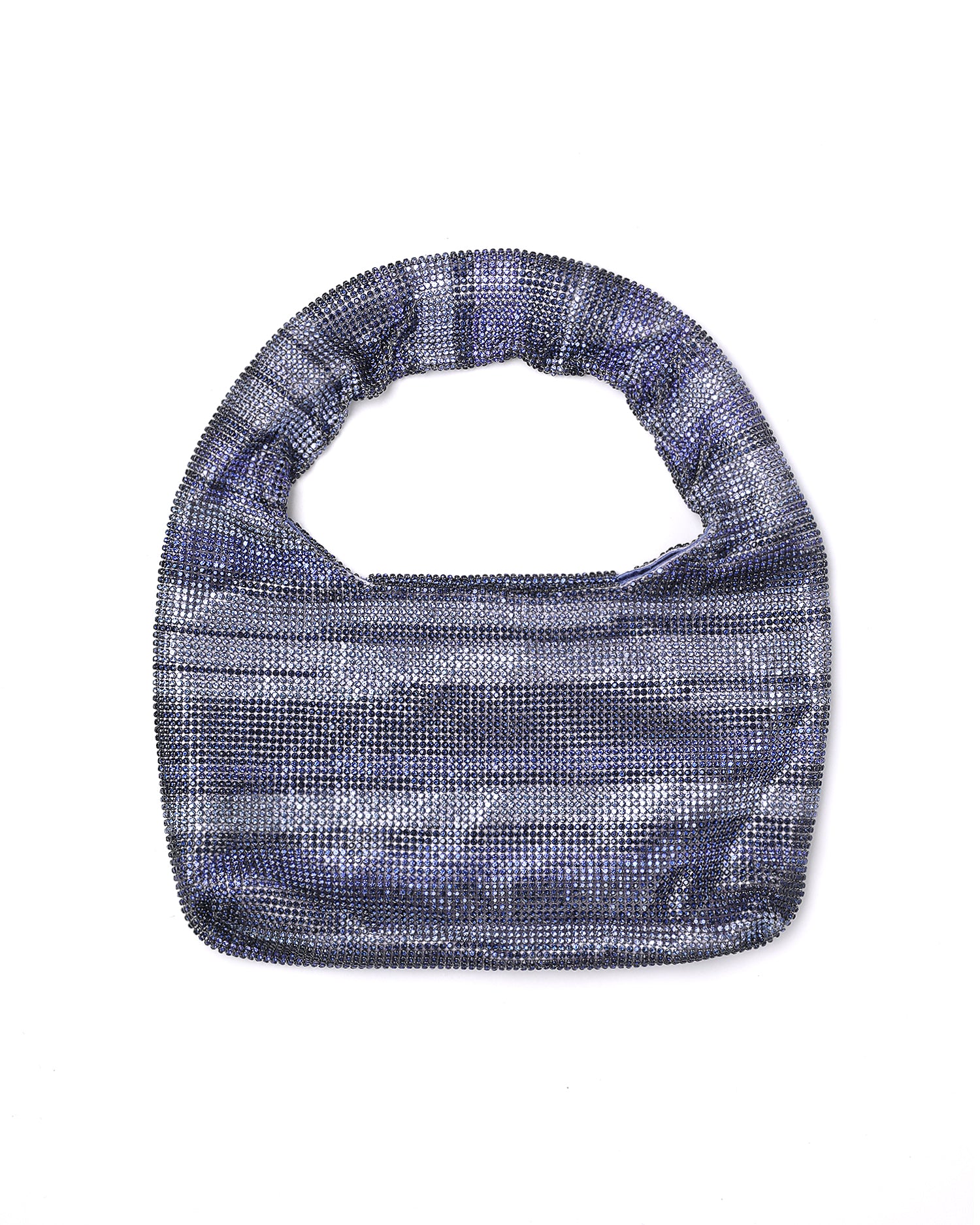 KARA Mini crystal mesh armpit bag