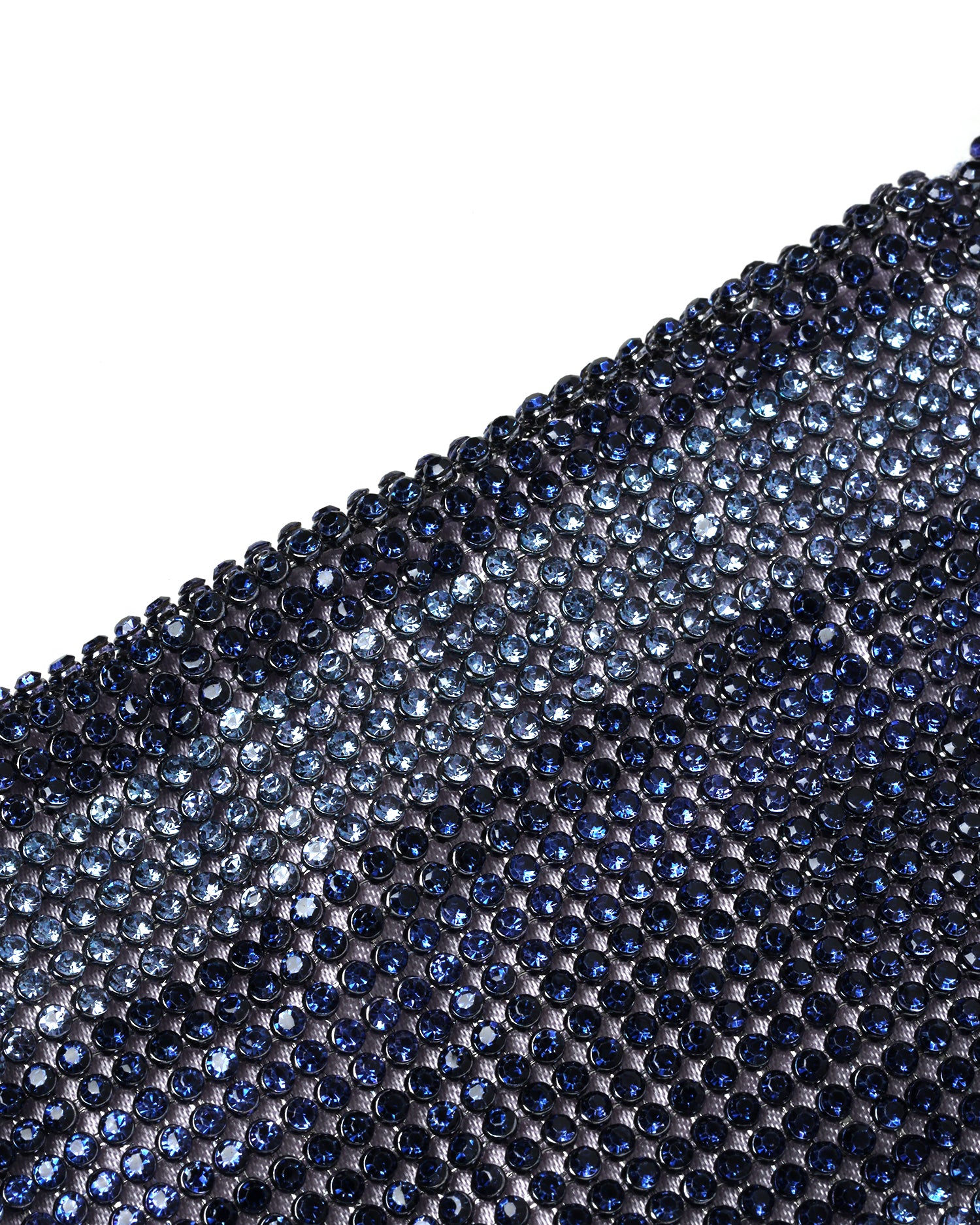 KARA Mini crystal mesh armpit bag