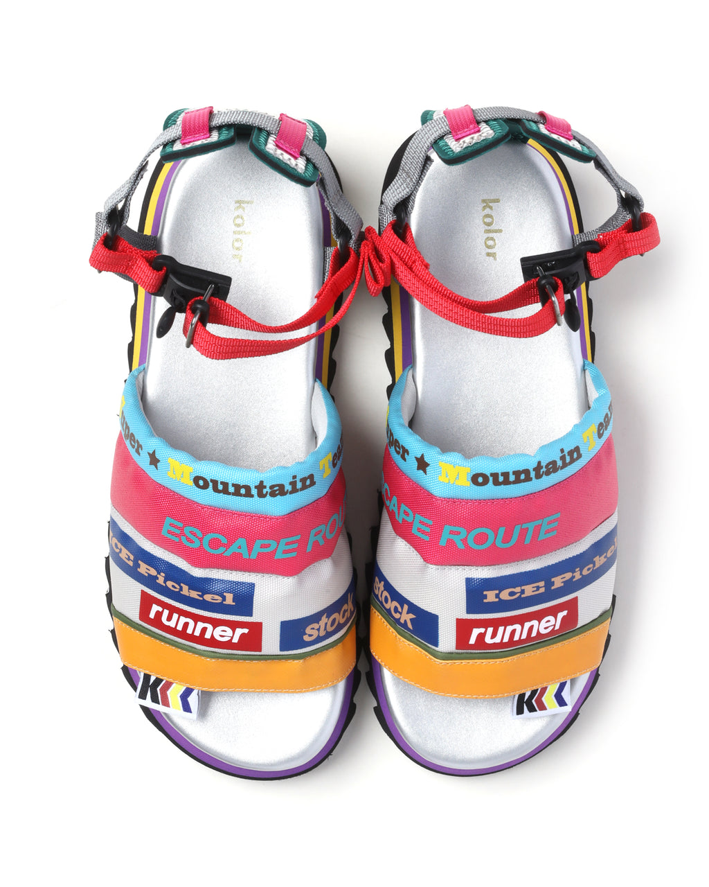 KOLOR Multi-coloured sandals