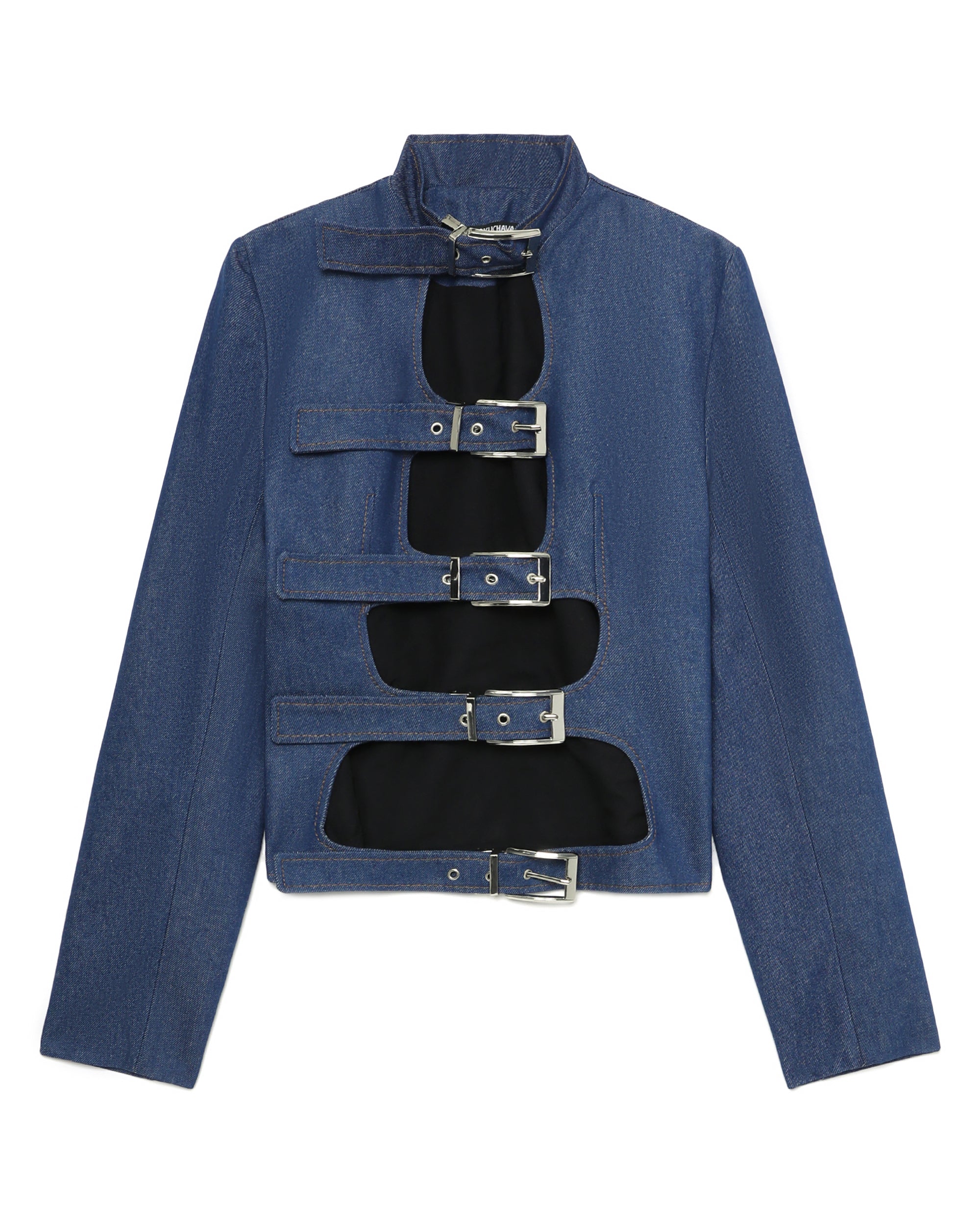 LADO BOKUCHAVA Buckle shibari blazer