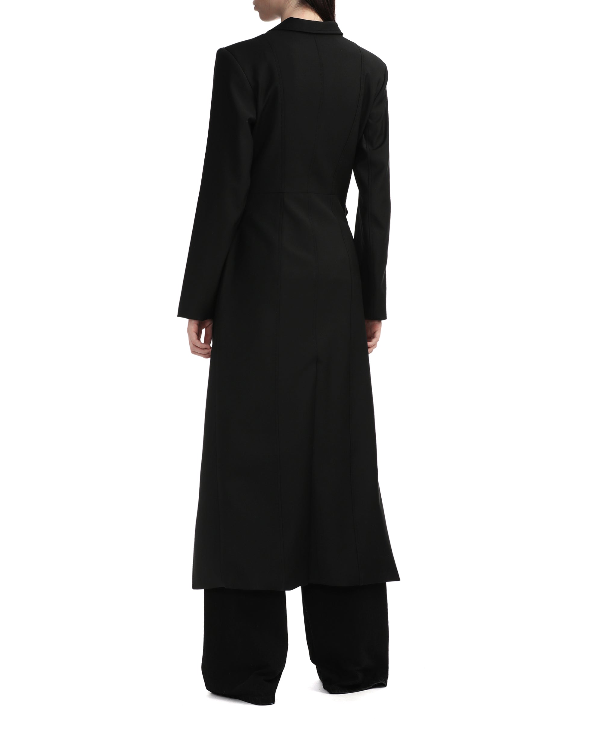 LADO BOKUCHAVA Reversed Shibari trench coat
