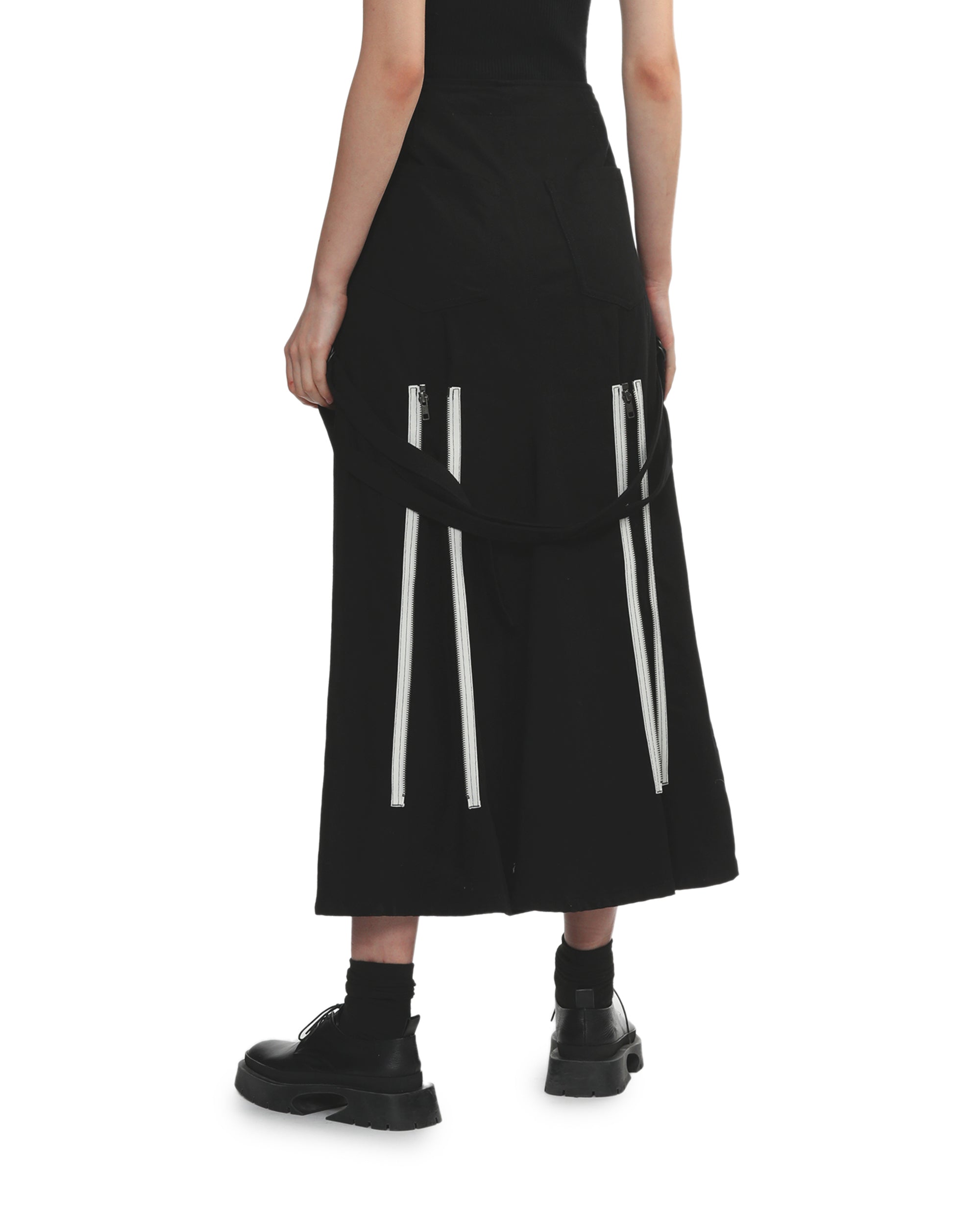 LIMI FEU Strap detail midi skirt
