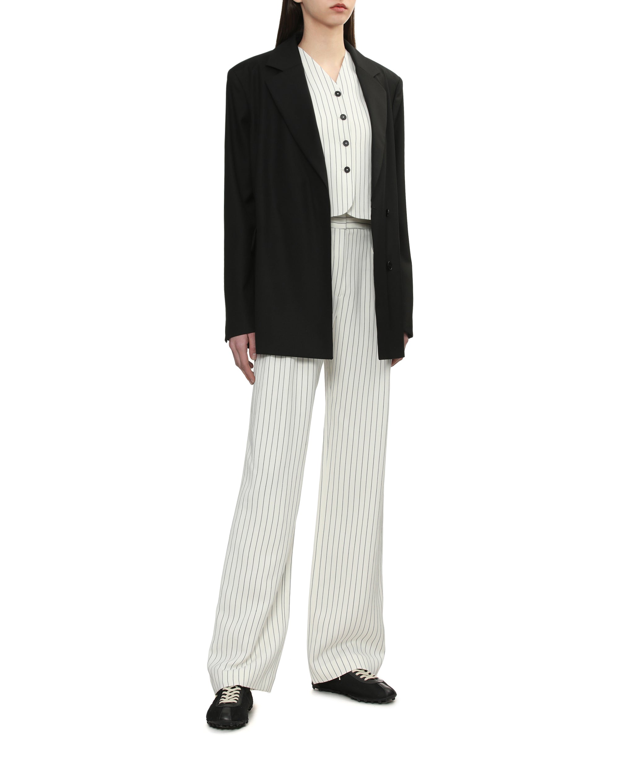 LOULOU DE SAISON Double-breasted blazer