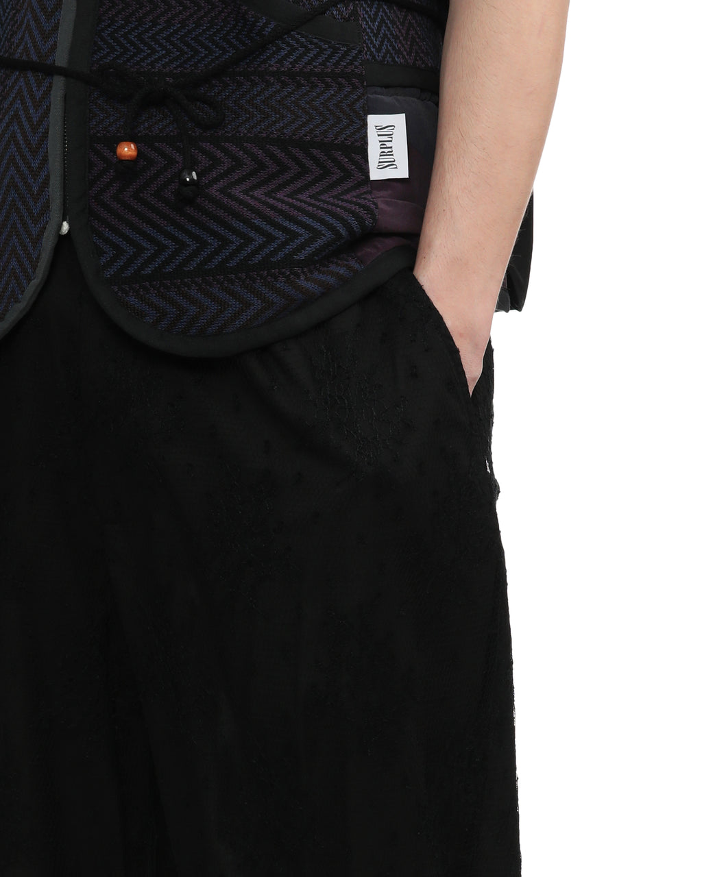 MAGLIANO Lace layered pants