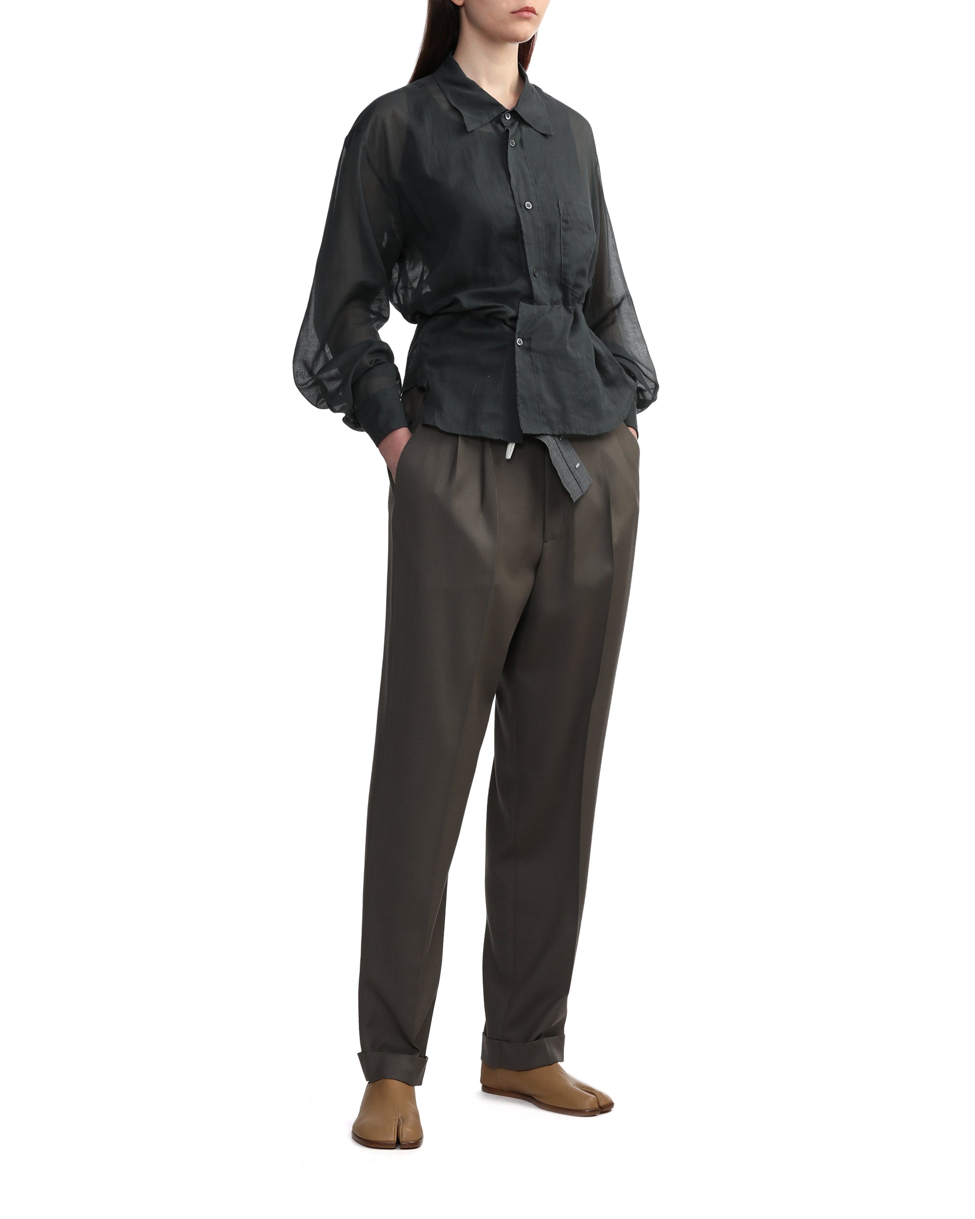 MAGLIANO Deconstructed semi-sheer shirt