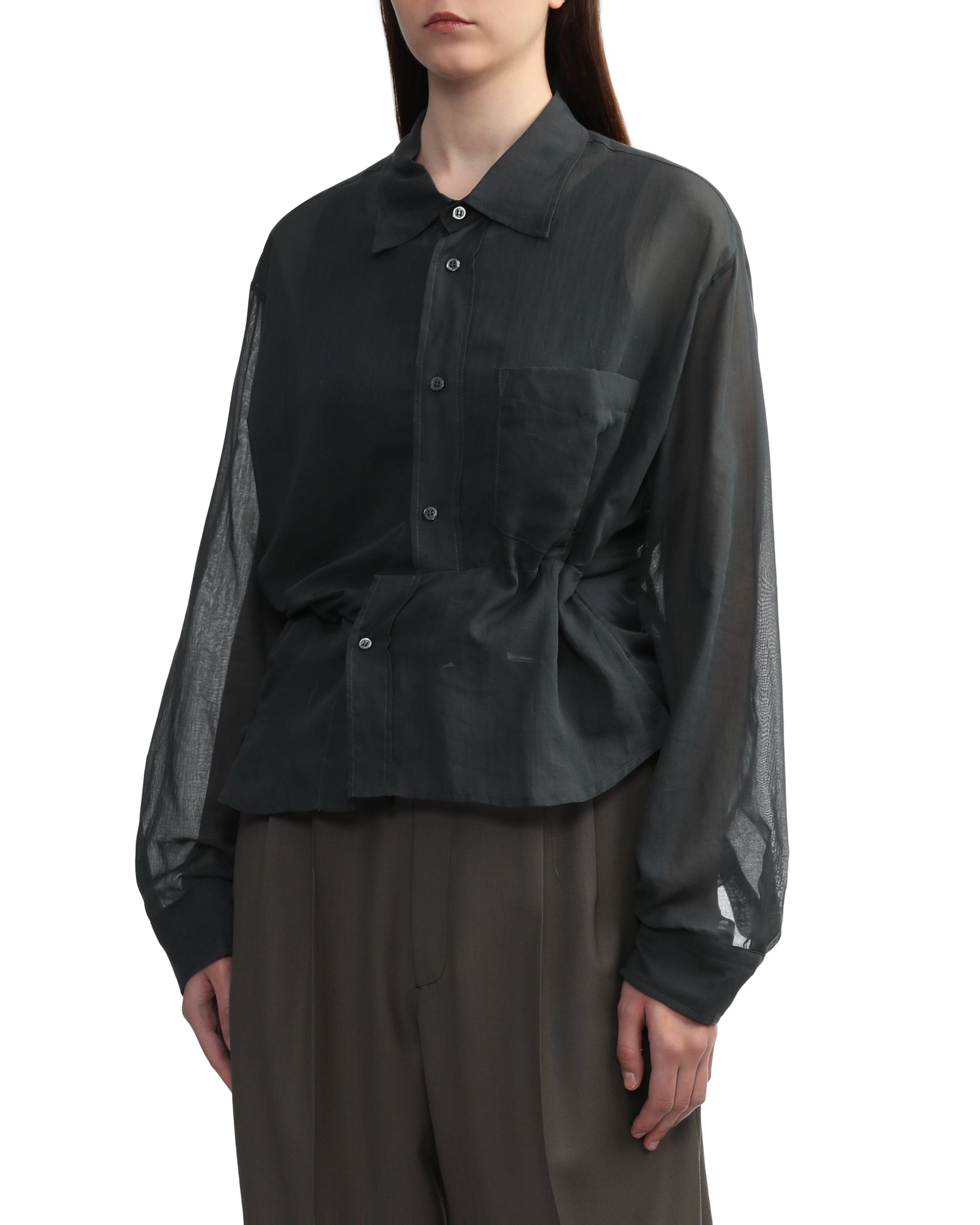 MAGLIANO Deconstructed semi-sheer shirt