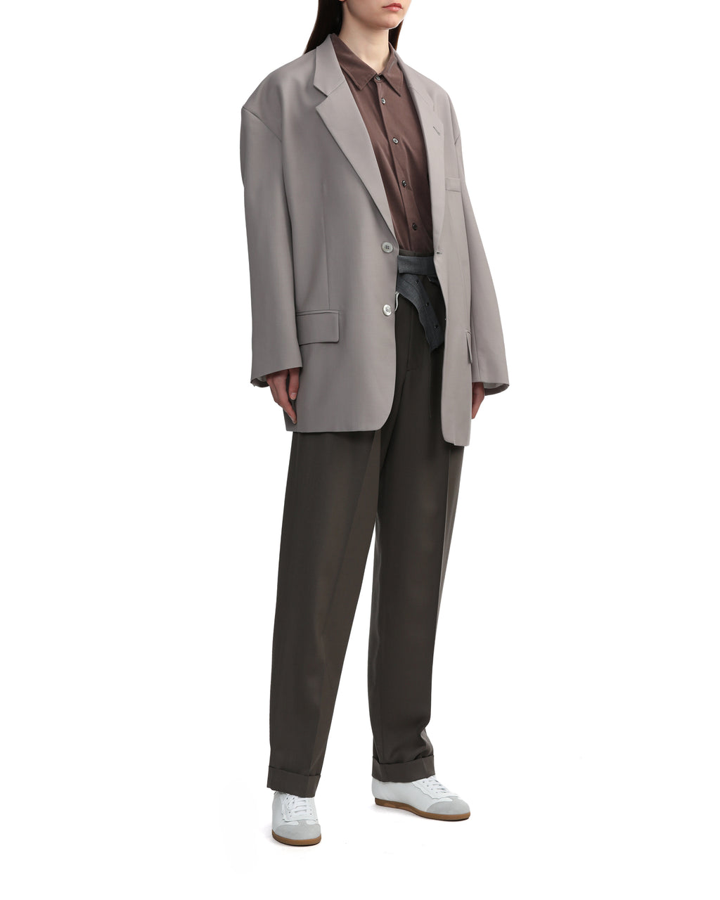 MAGLIANO Braided back satin shirt