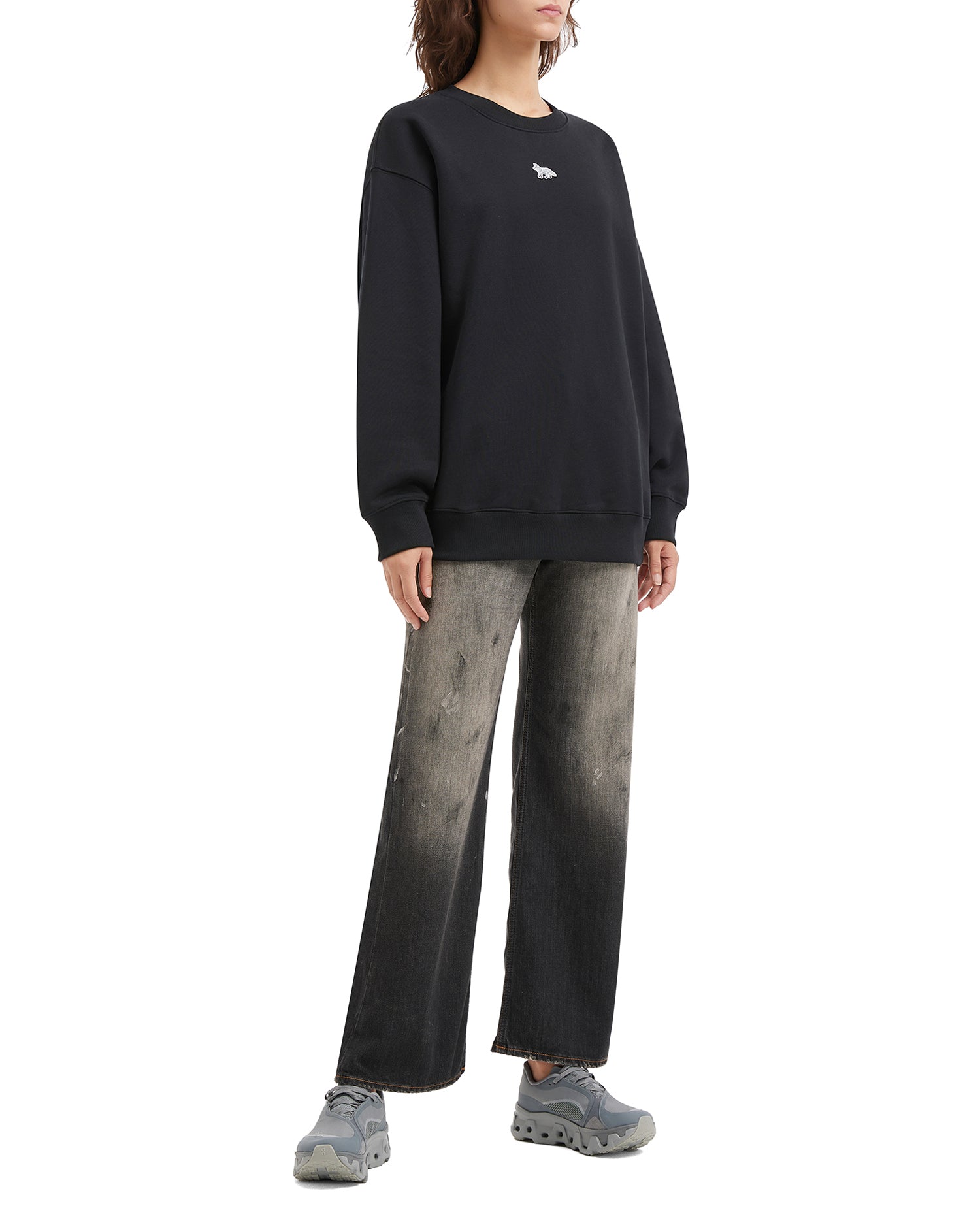 MAISON KITSUNÉ Embroidered sweater