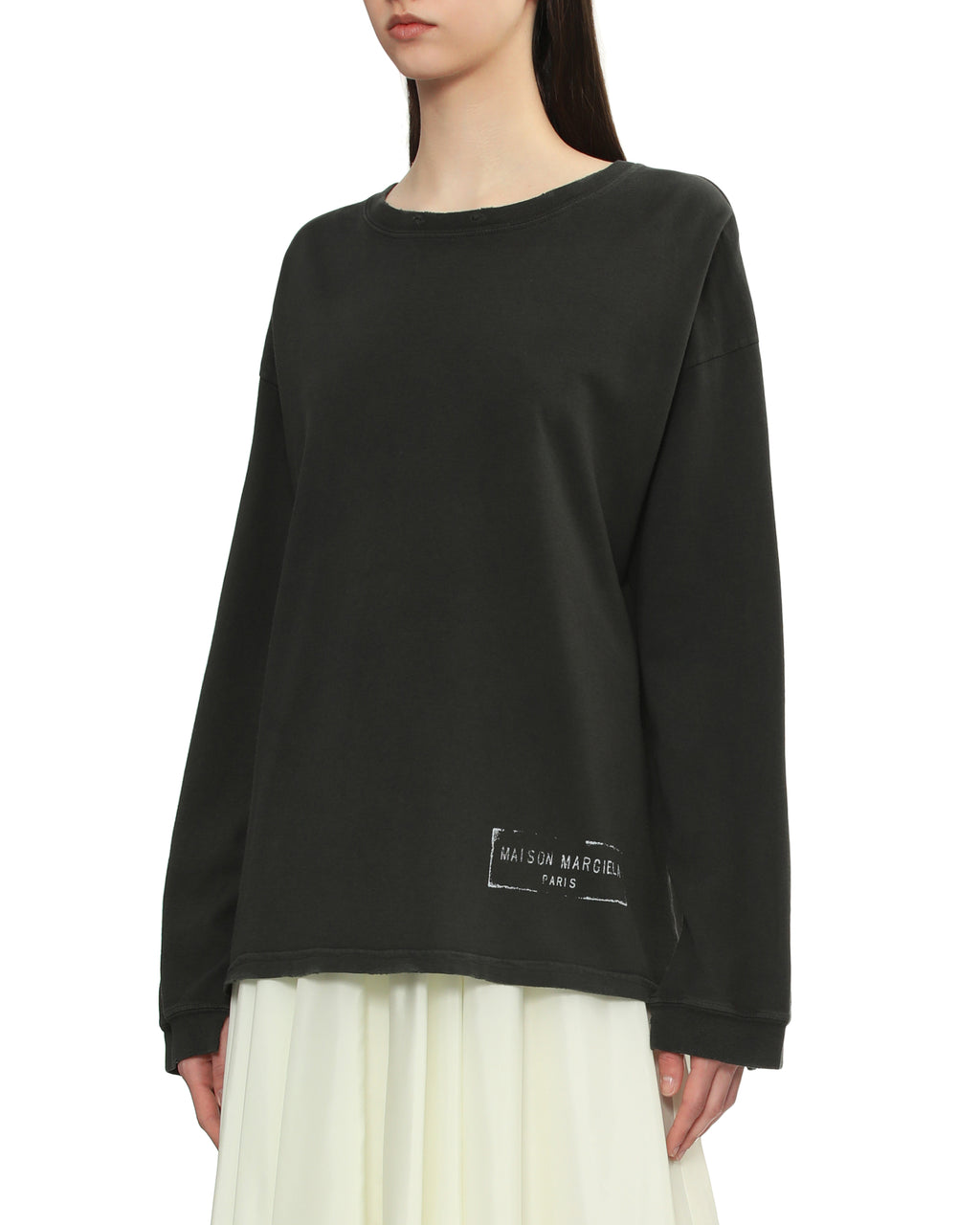 MAISON MARGIELA Logo long sleeve tee