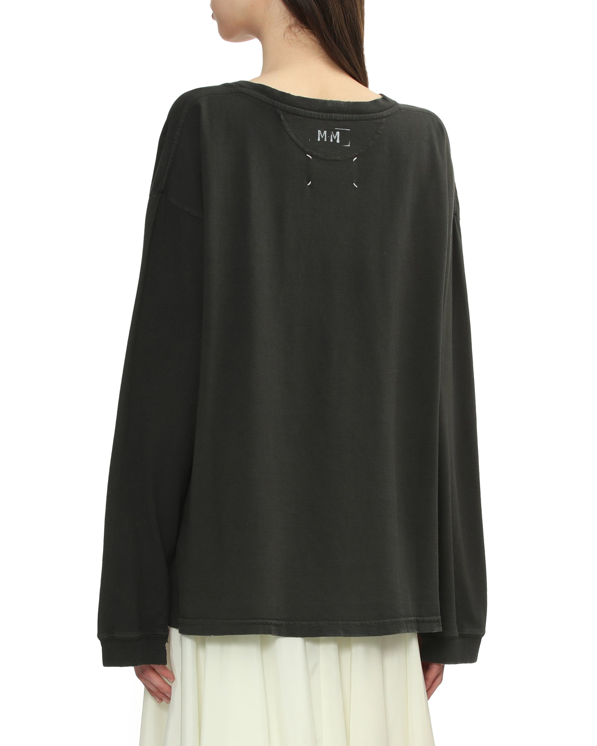 MAISON MARGIELA Logo long sleeve tee