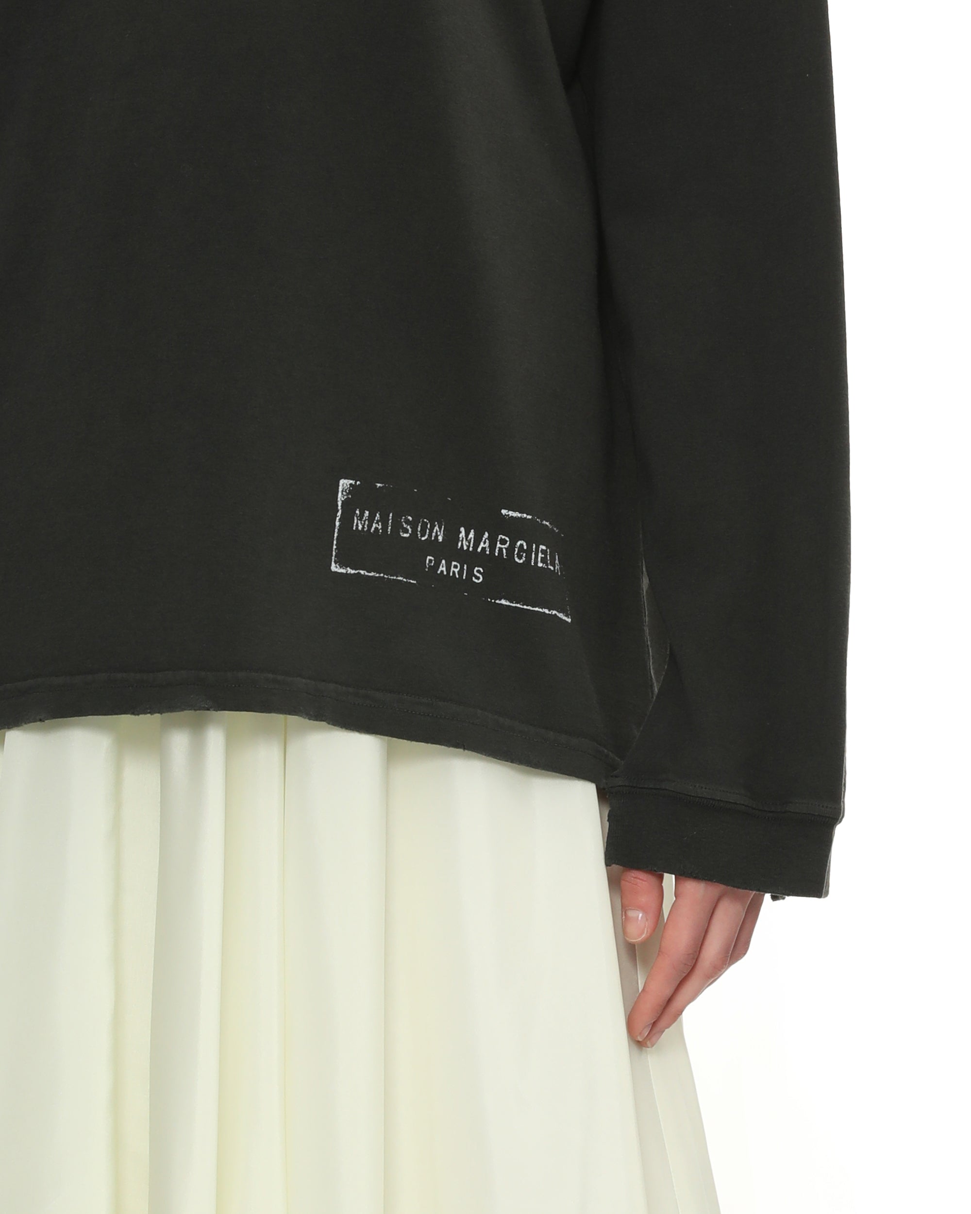 MAISON MARGIELA Logo long sleeve tee