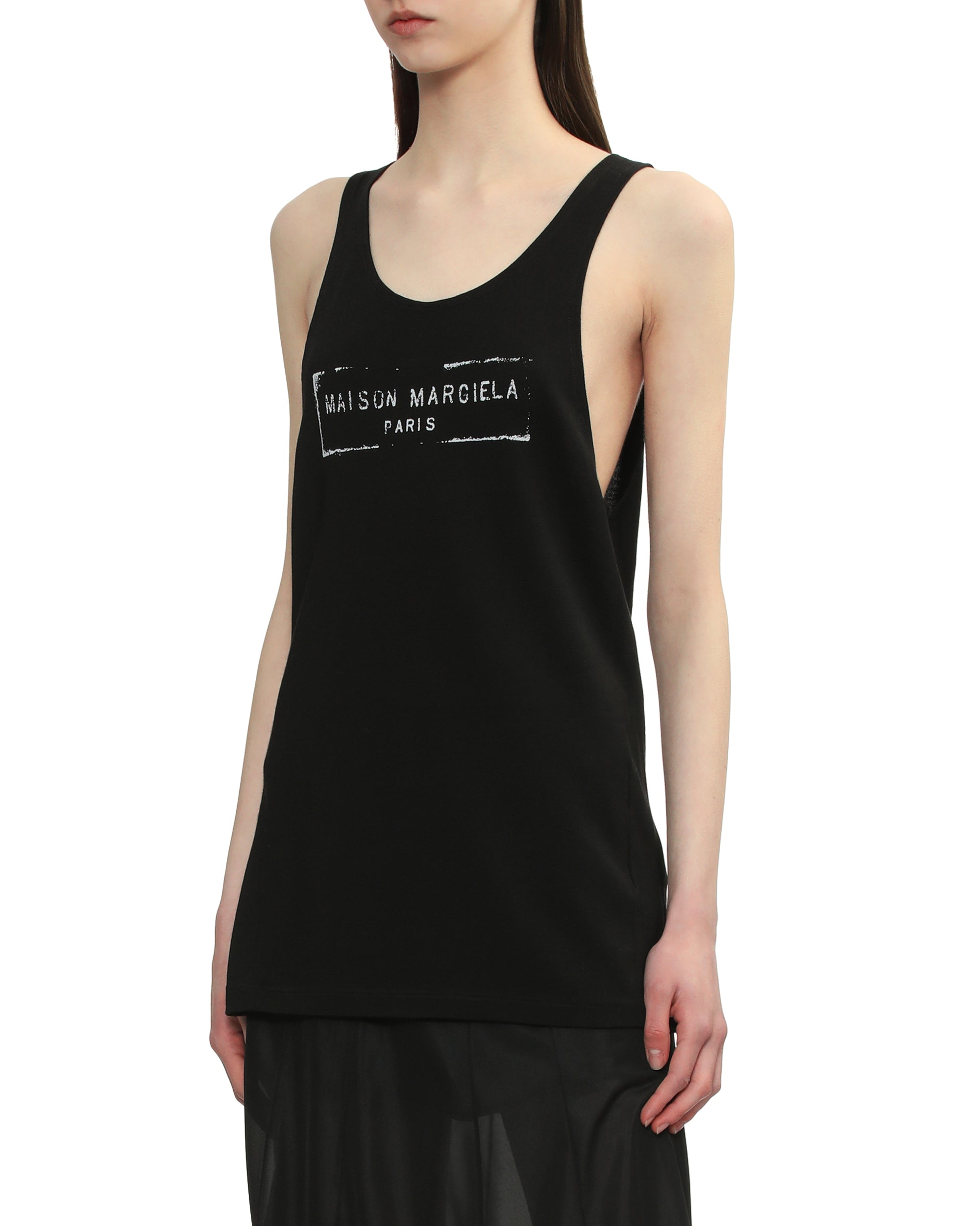 MAISON MARGIELA Logo tank top