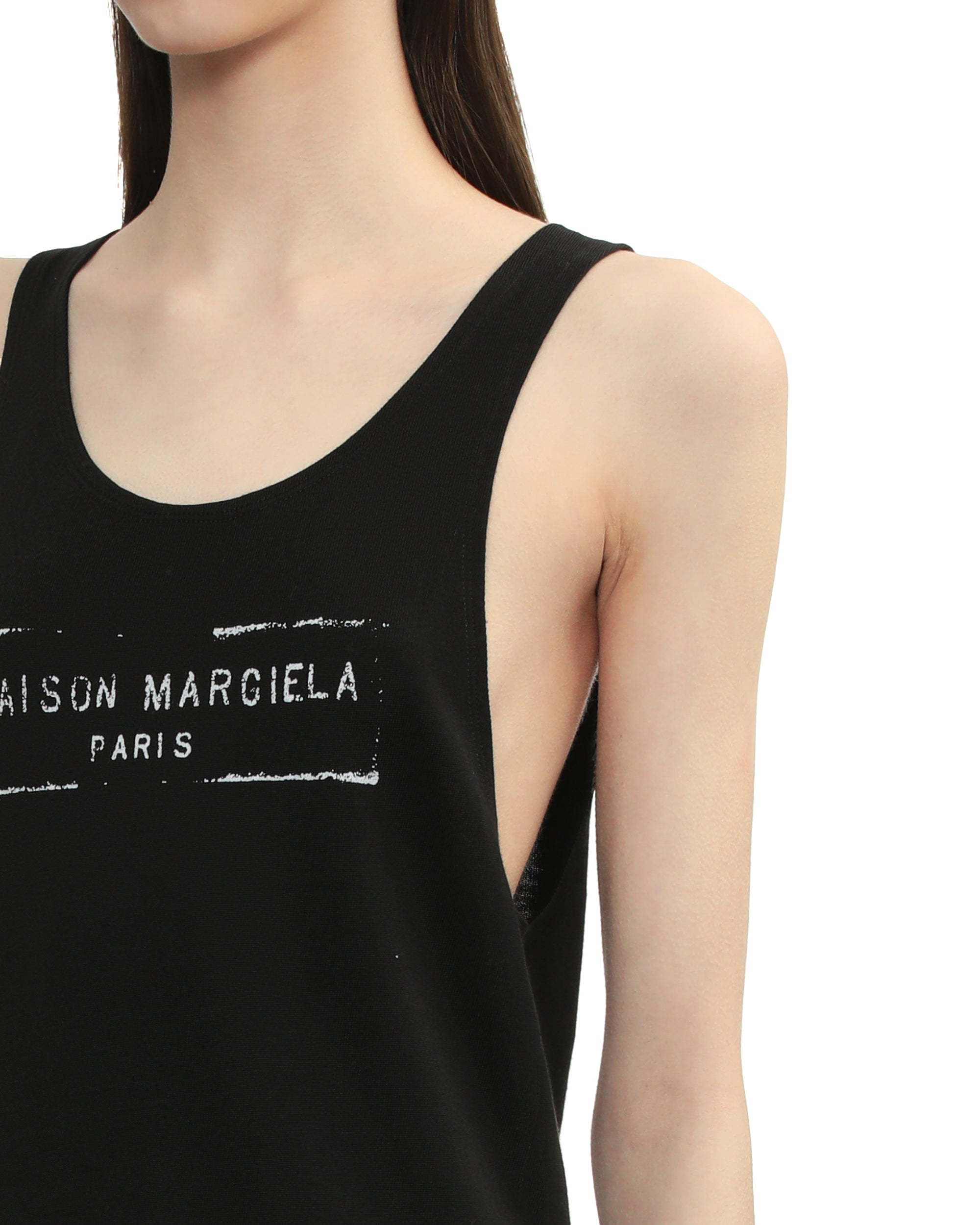 MAISON MARGIELA Logo tank top