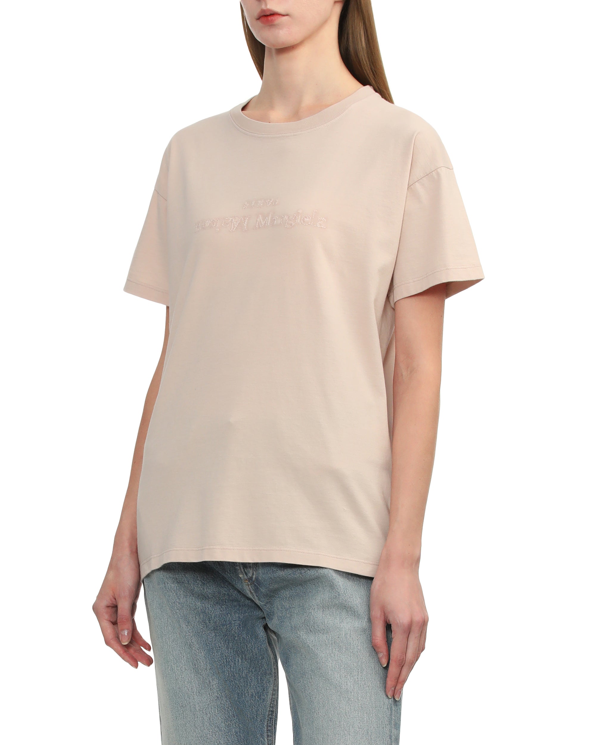 MAISON MARGIELA Embroidered logo tee