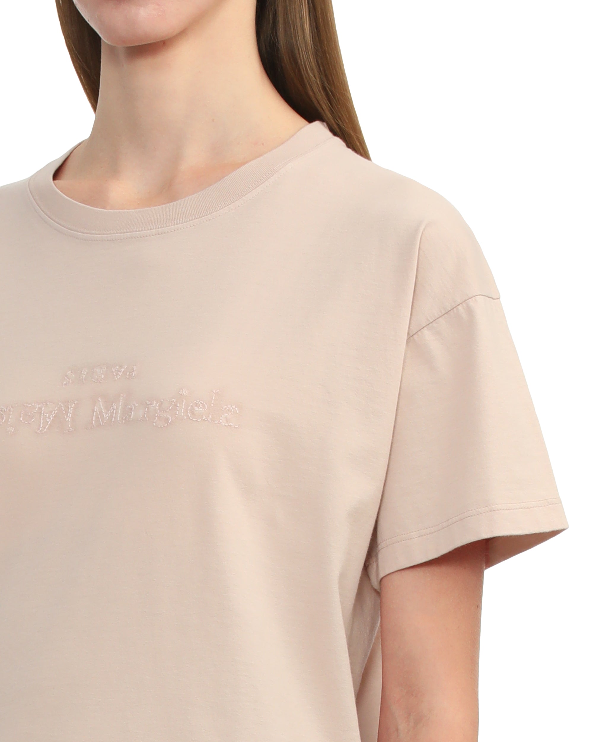 MAISON MARGIELA Embroidered logo tee