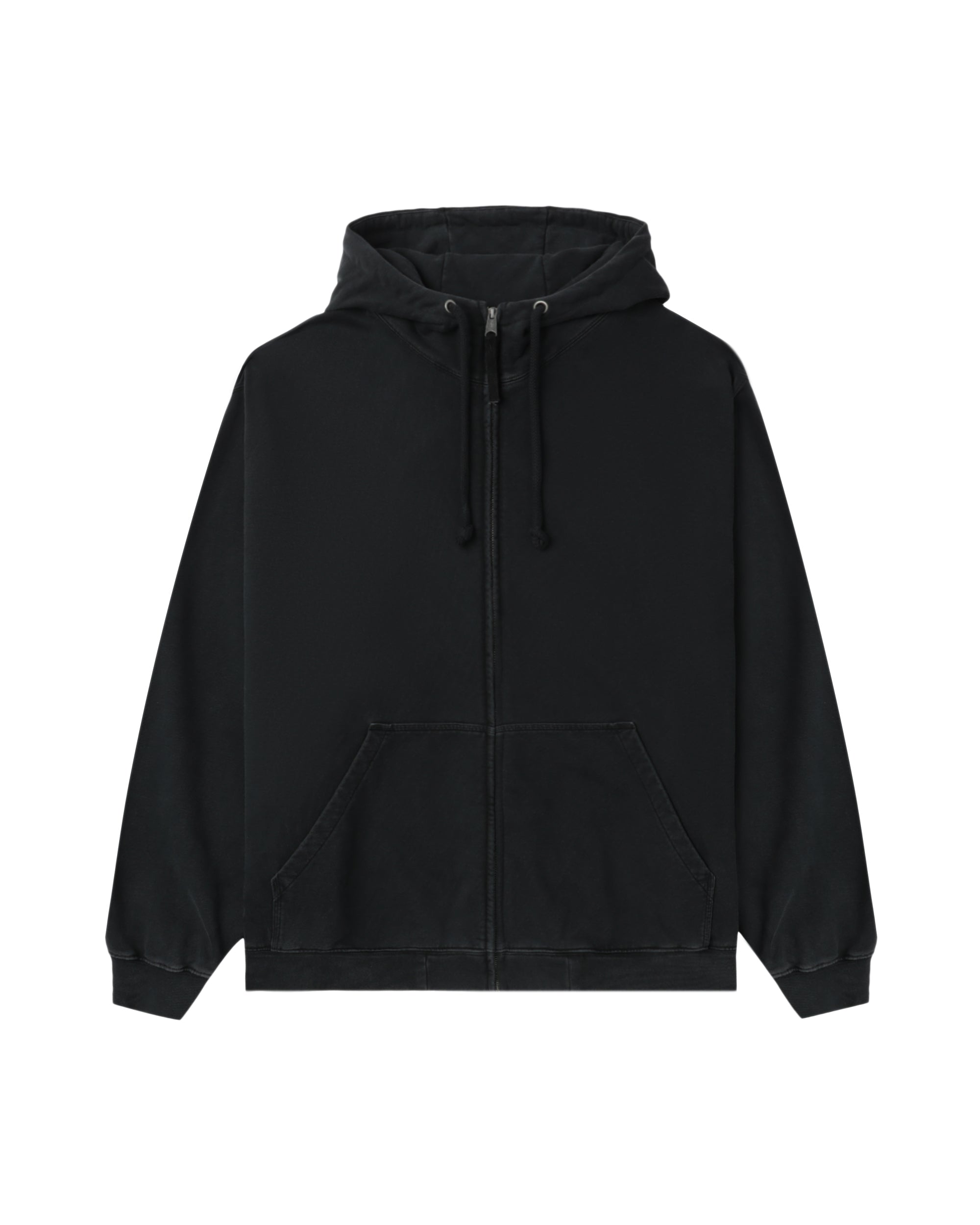 MAISON MARGIELA Faded logo zip-up hoodie