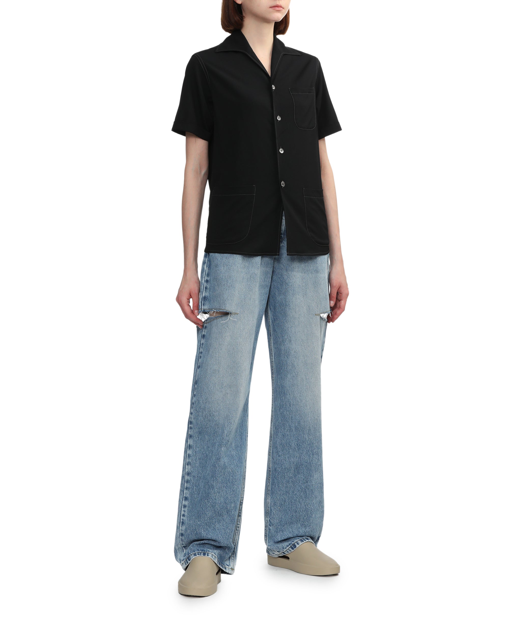 MAISON MARGIELA Rayon twill shirt