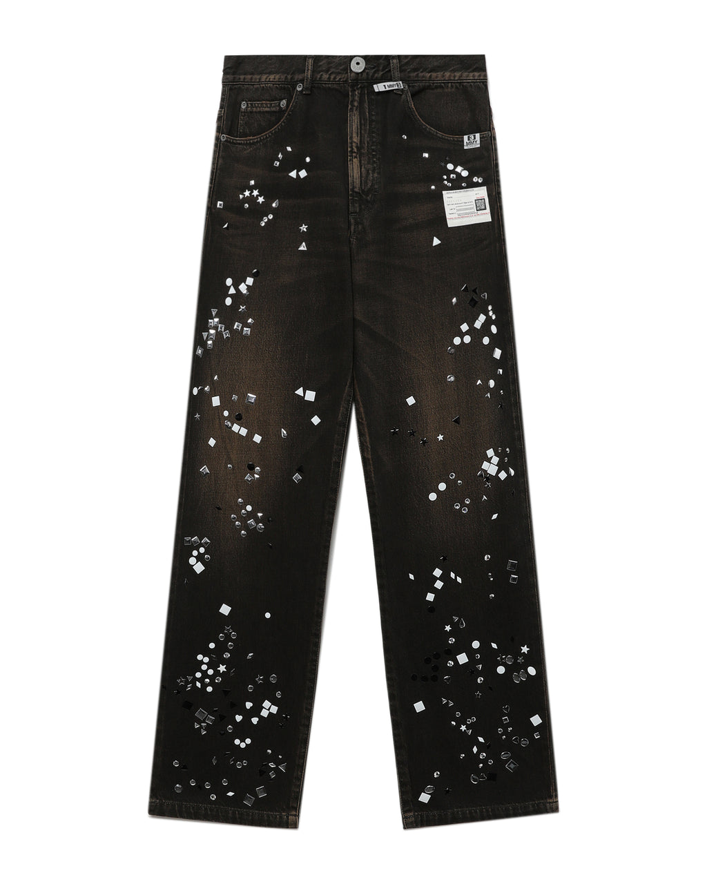 MAISON MIHARA YASUHIRO Embellished denim pants