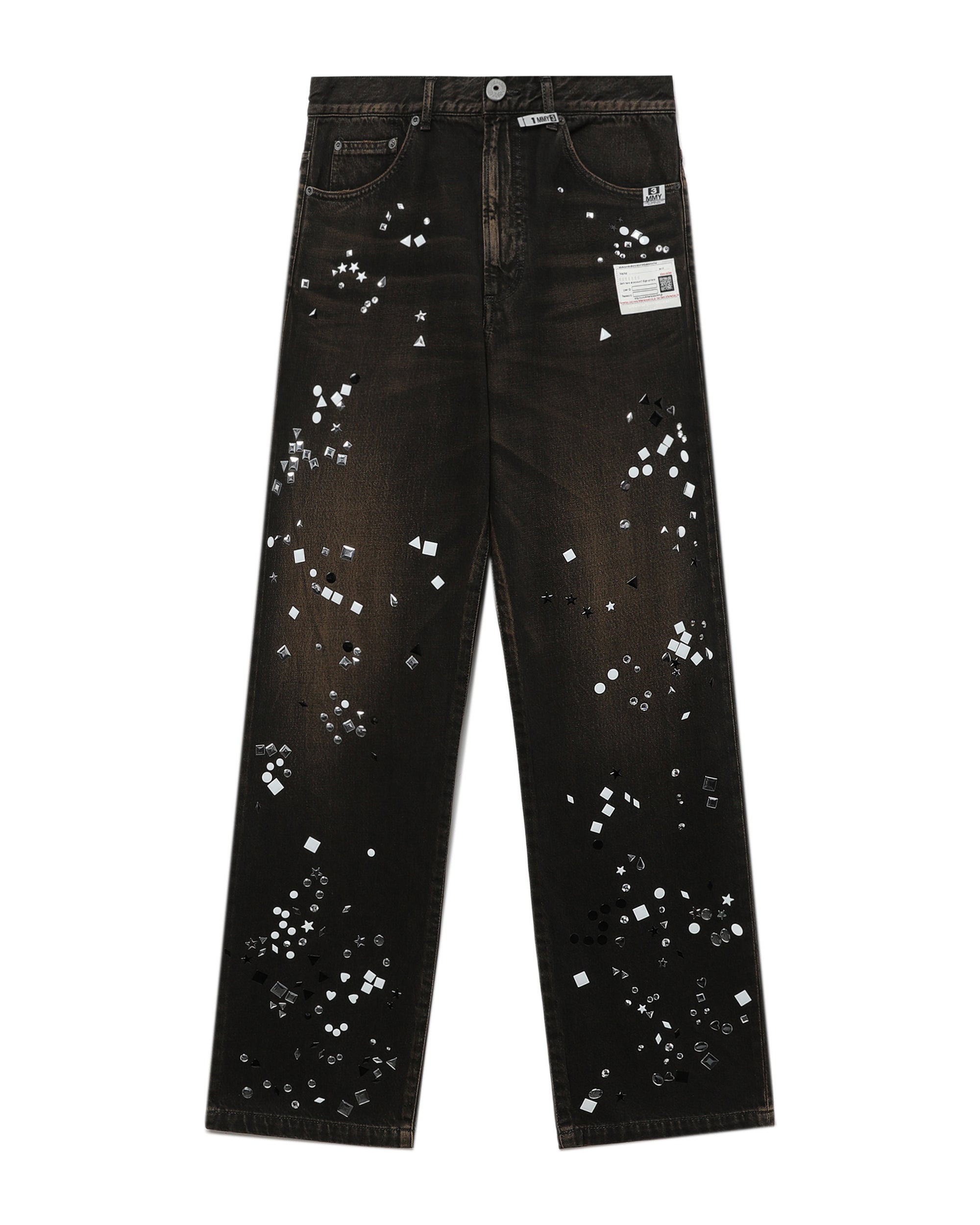 MAISON MIHARA YASUHIRO Embellished denim pants