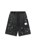 MAISON MIHARA YASUHIRO Embellished bleached sweat shorts