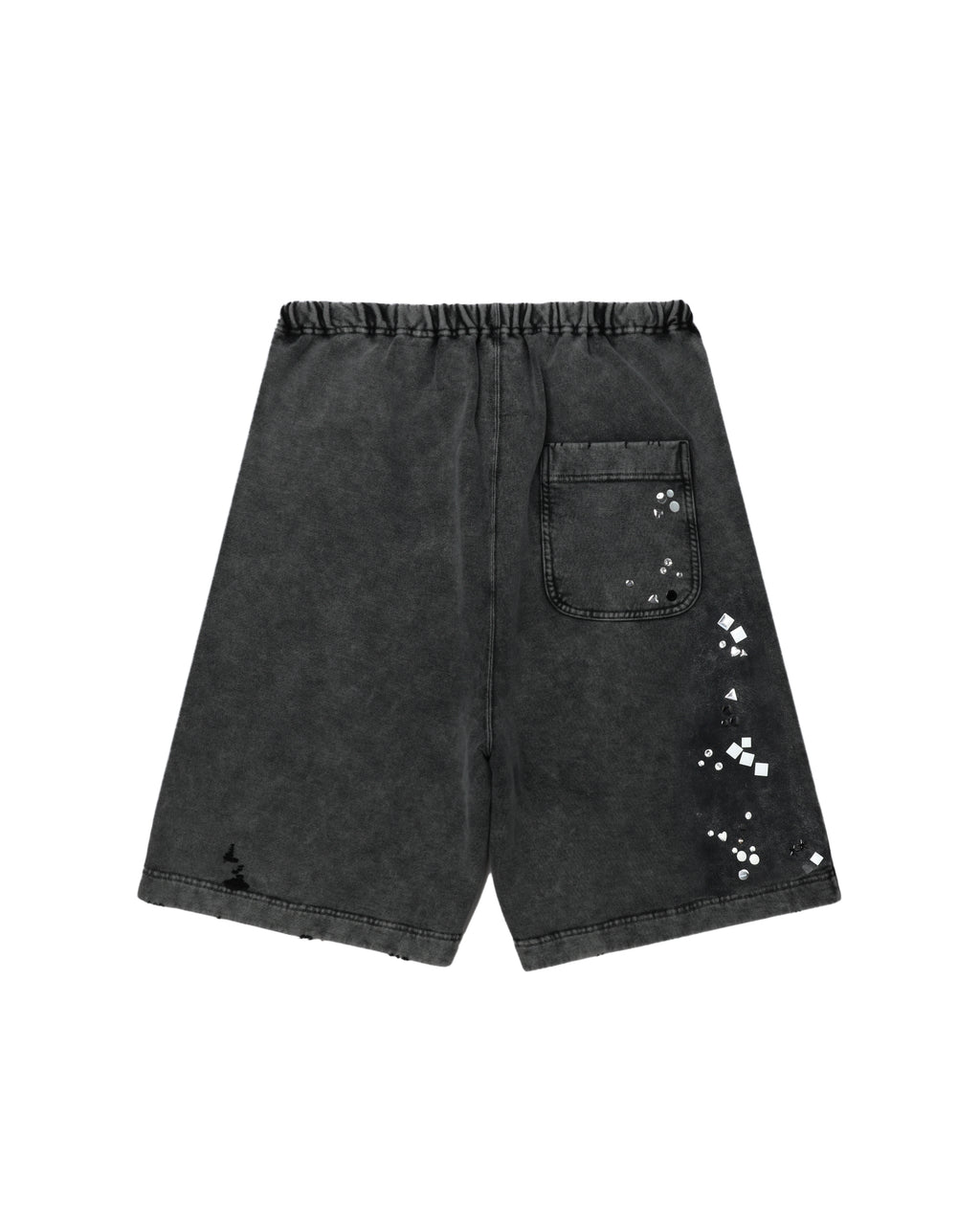 MAISON MIHARA YASUHIRO Embellished bleached sweat shorts