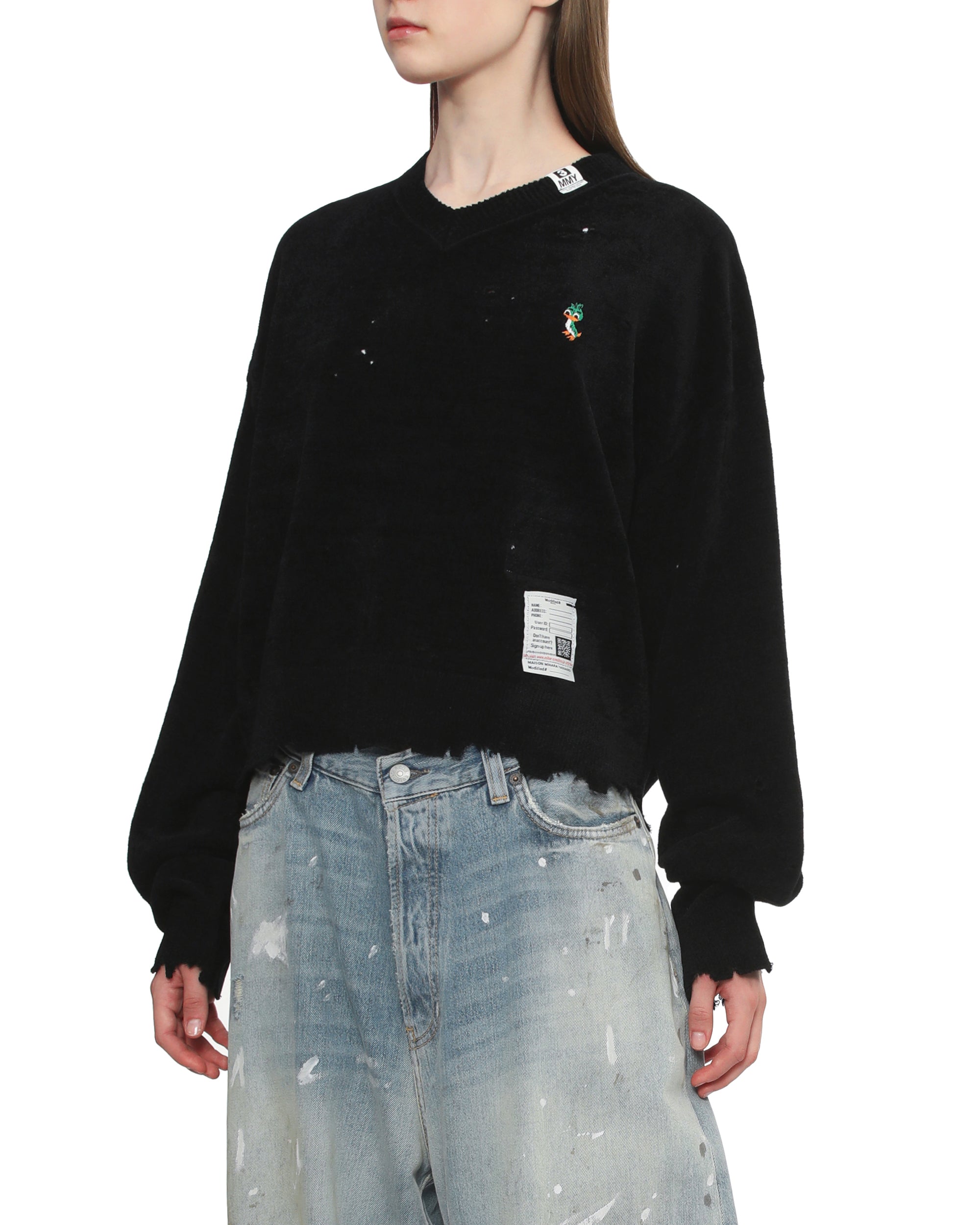 MAISON MIHARA YASUHIRO Distressed sweater