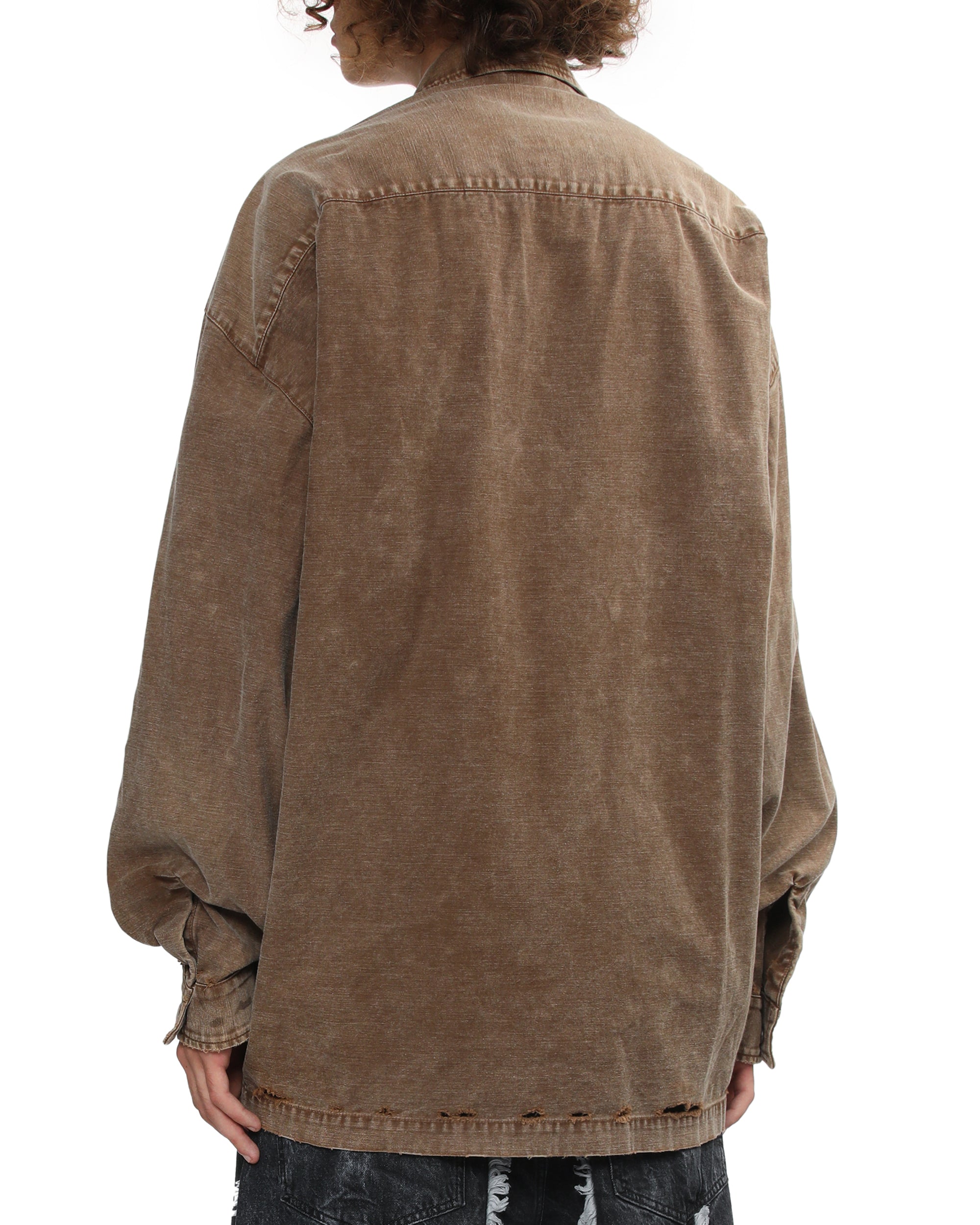 MAISON MIHARA YASUHIRO Embellished military shirt