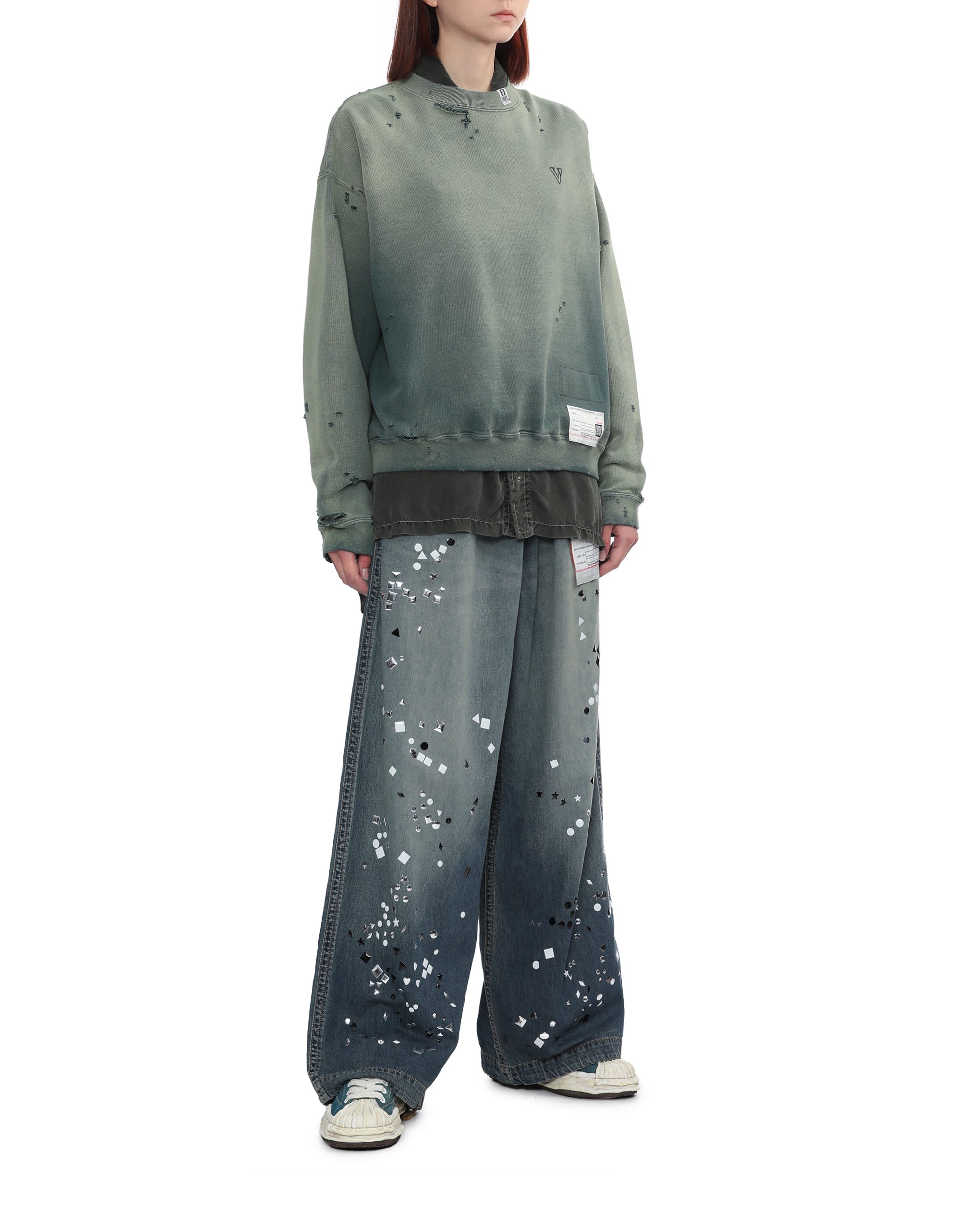 MAISON MIHARA YASUHIRO Distressed sweater